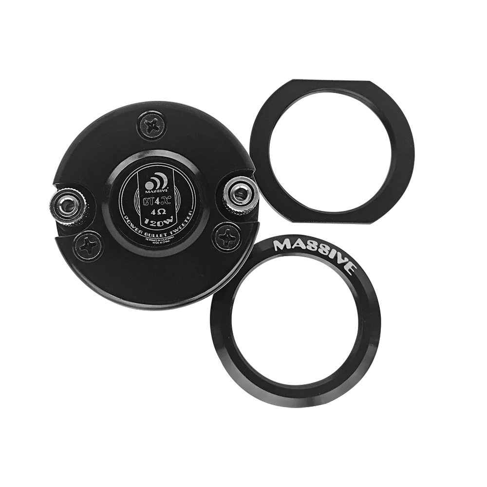 MASSIVE AUDIO 1" VC, Neo Magnet, 120w Max, 4 Ohms, Black Anodized W/ Screw on Neck