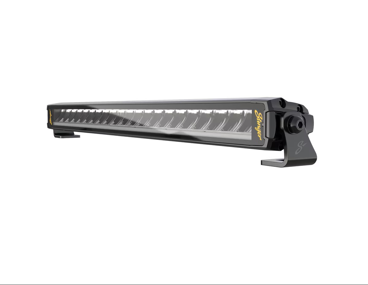 STINGER HEXCORE 20" Flood & Spot Combo beam with amber & white
position light; Reverse polarity, Anti-RFI/EMC interference and UV shielded.