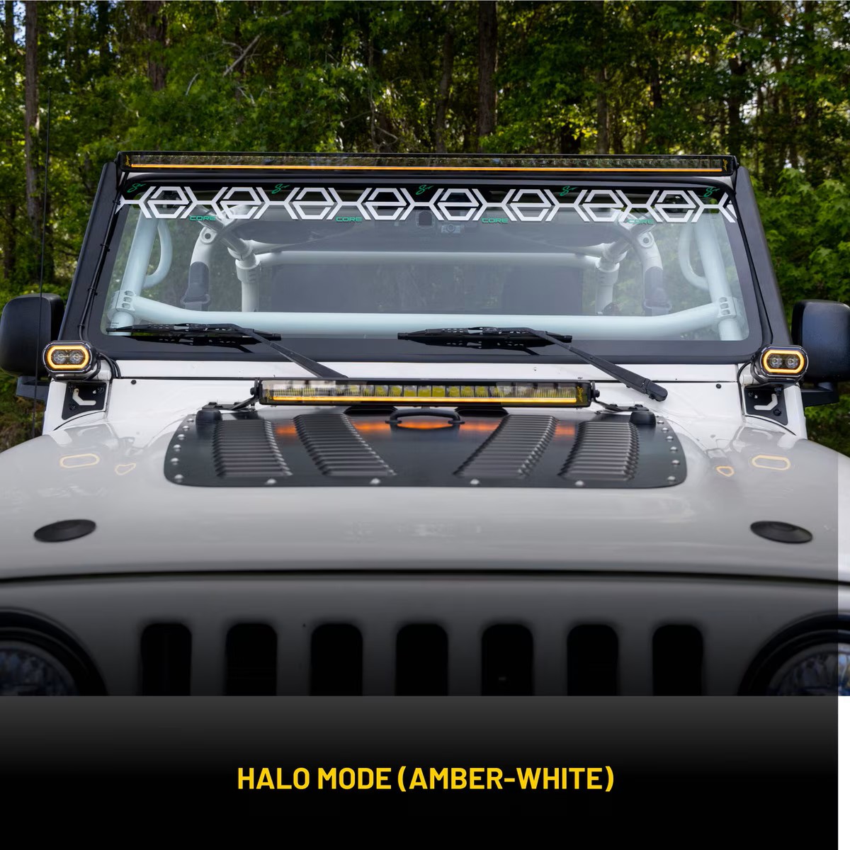 STINGER HEXCORE 20" Flood & Spot Combo beam with amber & white
position light; Reverse polarity, Anti-RFI/EMC interference and UV shielded.