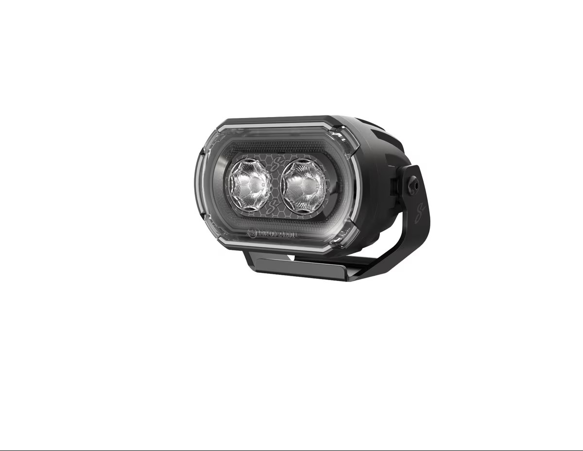 STINGER HEXCORE 2"x4" POD light with Driving beam pattern & amber/white position light (sold as pair)