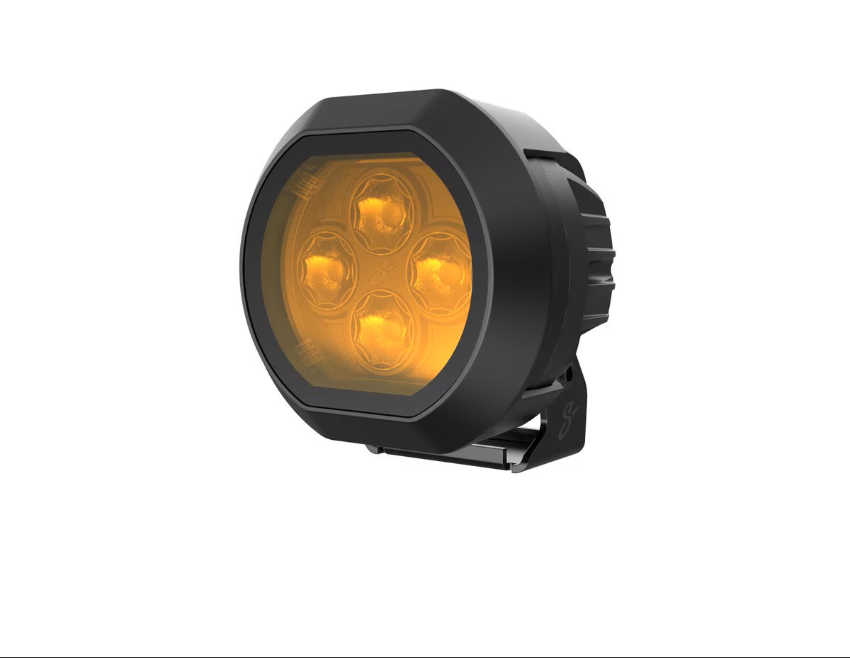 STINGER HEXCORE 4" POD light with Driving beam pattern & amber/ white position light (sold as pair)