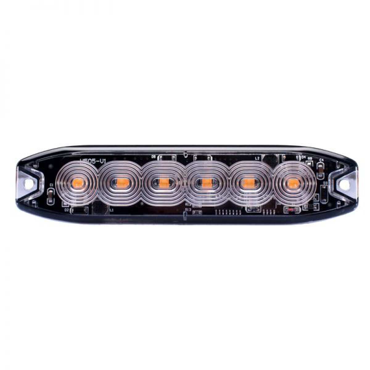 VYPR LED 6" HIGH INTENSITY AMBER DUAL ROW STROBE LIGHT (EACH)