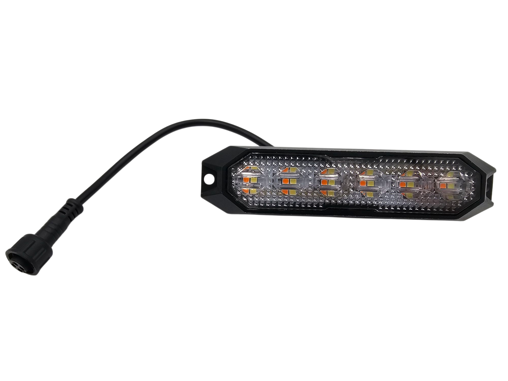 VYPR LED 6" HIGH INTENSITY GREEN / WHITE DUAL ROW STROBE LIGHT (EACH)