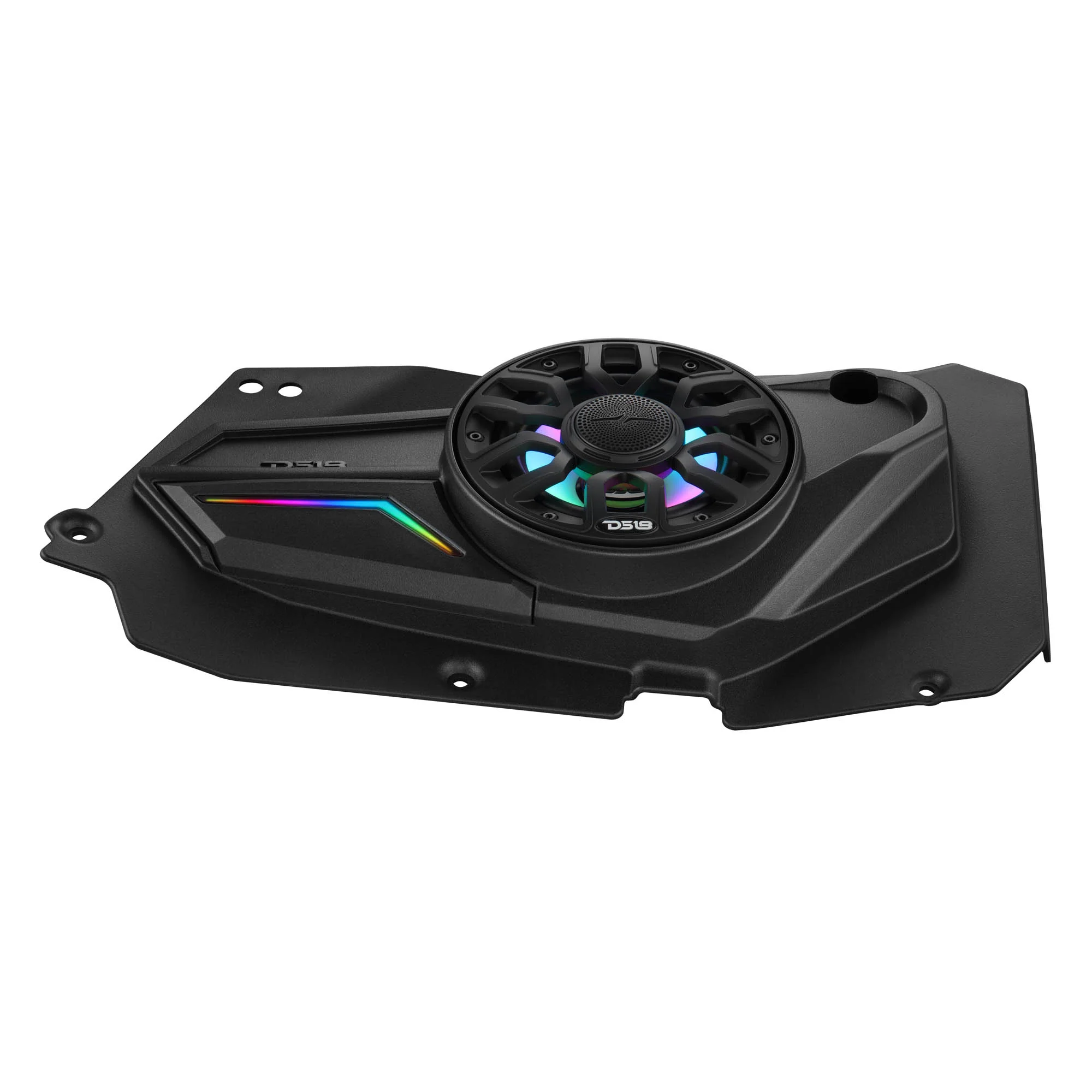 DS18 Polaris RZR Back Door Panel Loaded with NXL-IQ6/BK