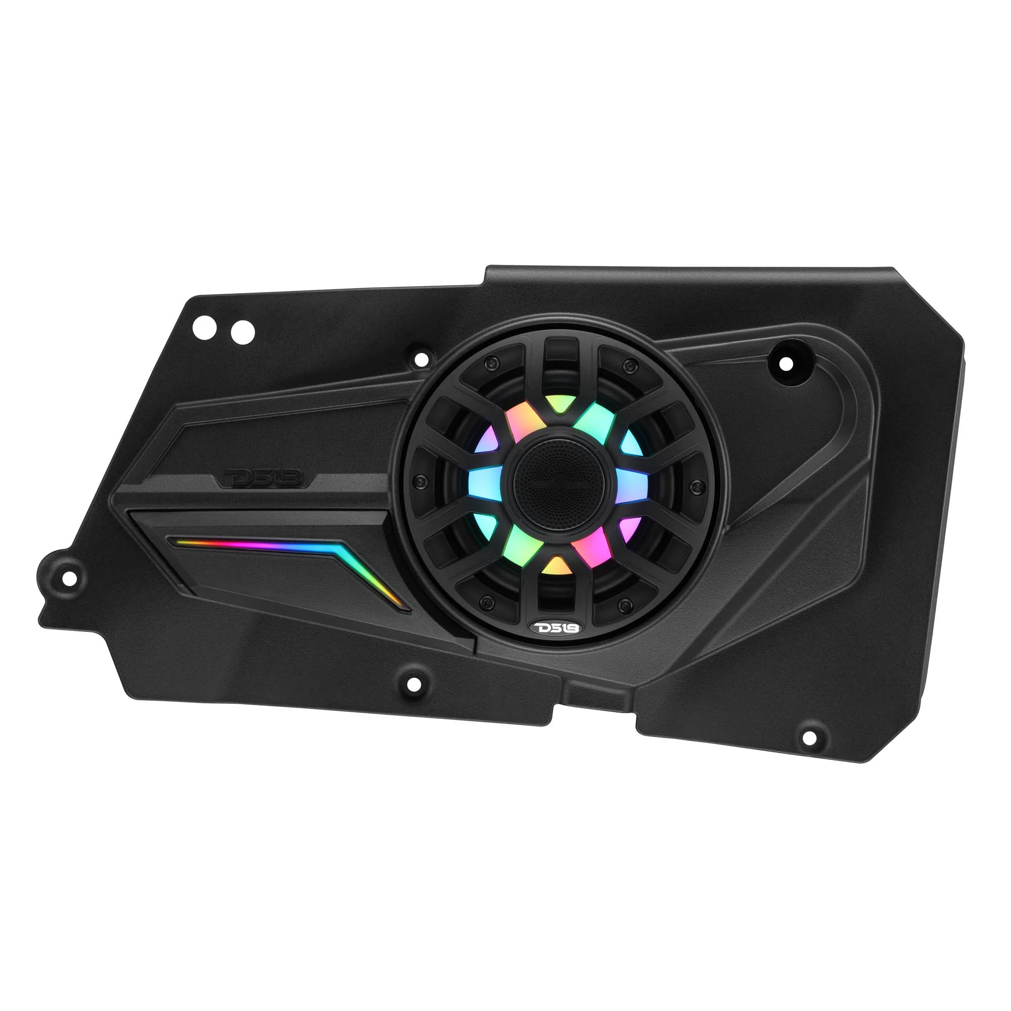 DS18 Polaris RZR Back Door Panel Loaded with NXL-IQ6/BK