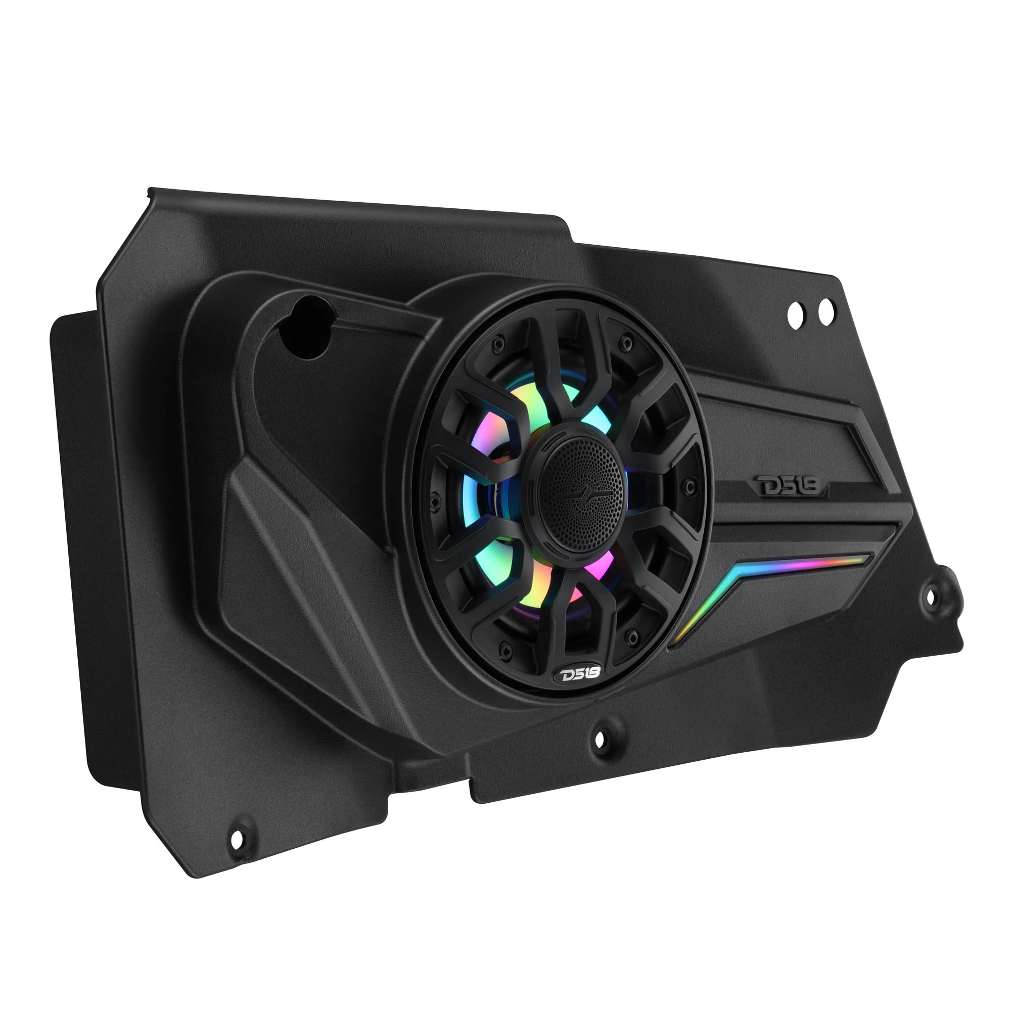 DS18 Polaris RZR Back Door Panel Loaded with NXL-IQ6/BK