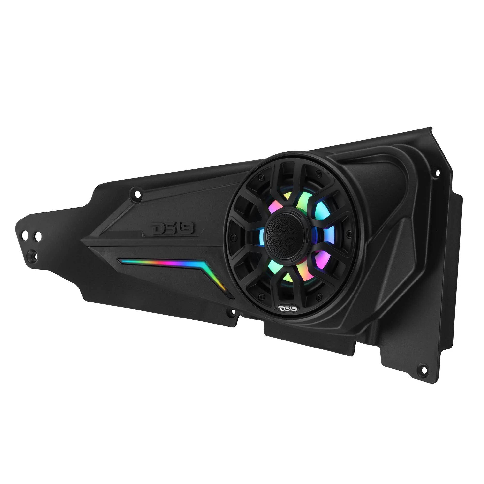 DS18 Polaris RZR Front Door Panel Loaded with NXL-IQ6/BK