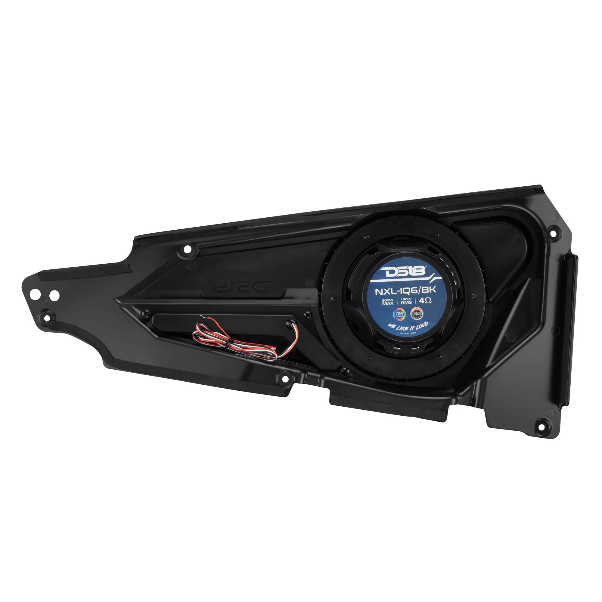 DS18 Polaris RZR Front Door Panel Loaded with NXL-IQ6/BK