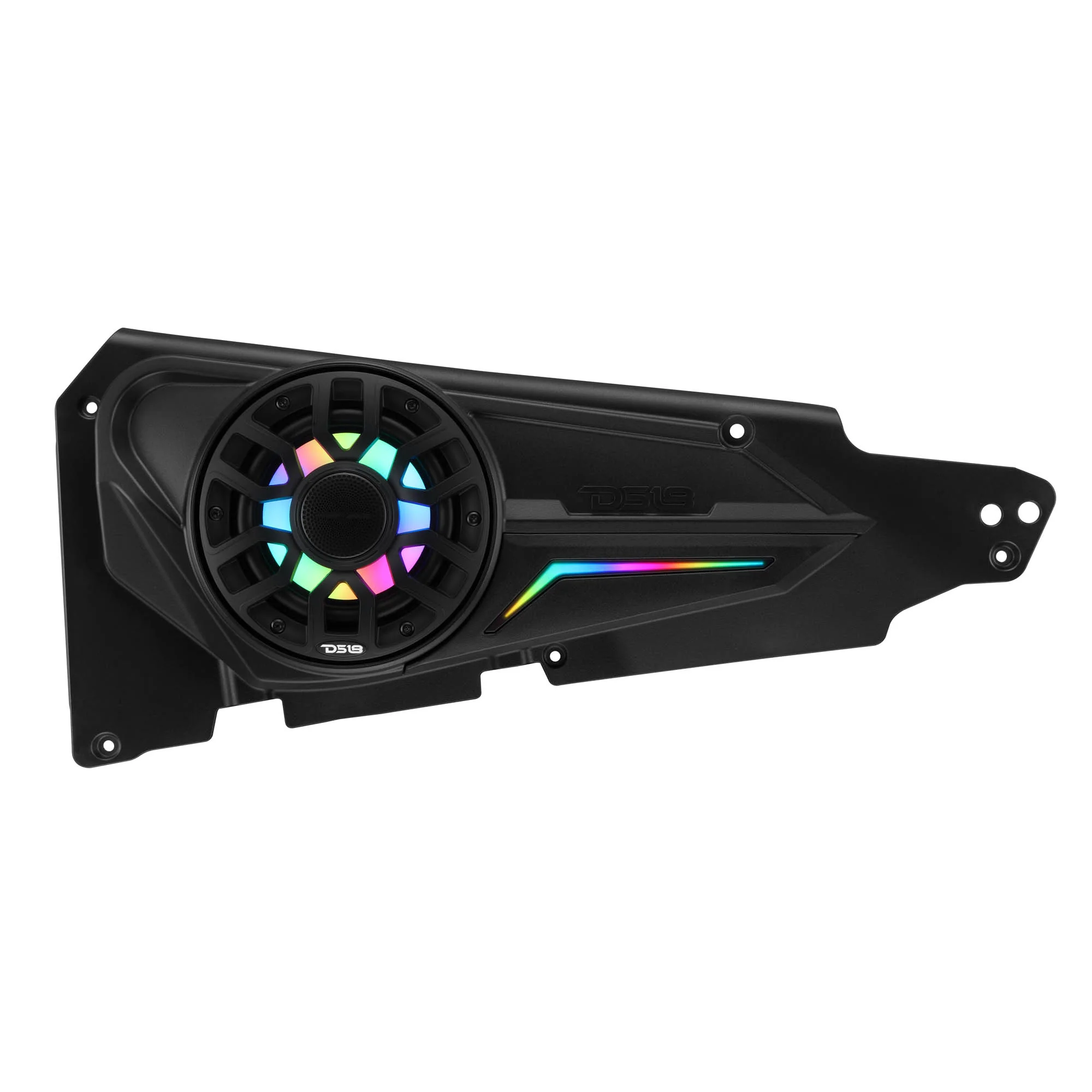 DS18 Polaris RZR Front Door Panel Loaded with NXL-IQ6/BK
