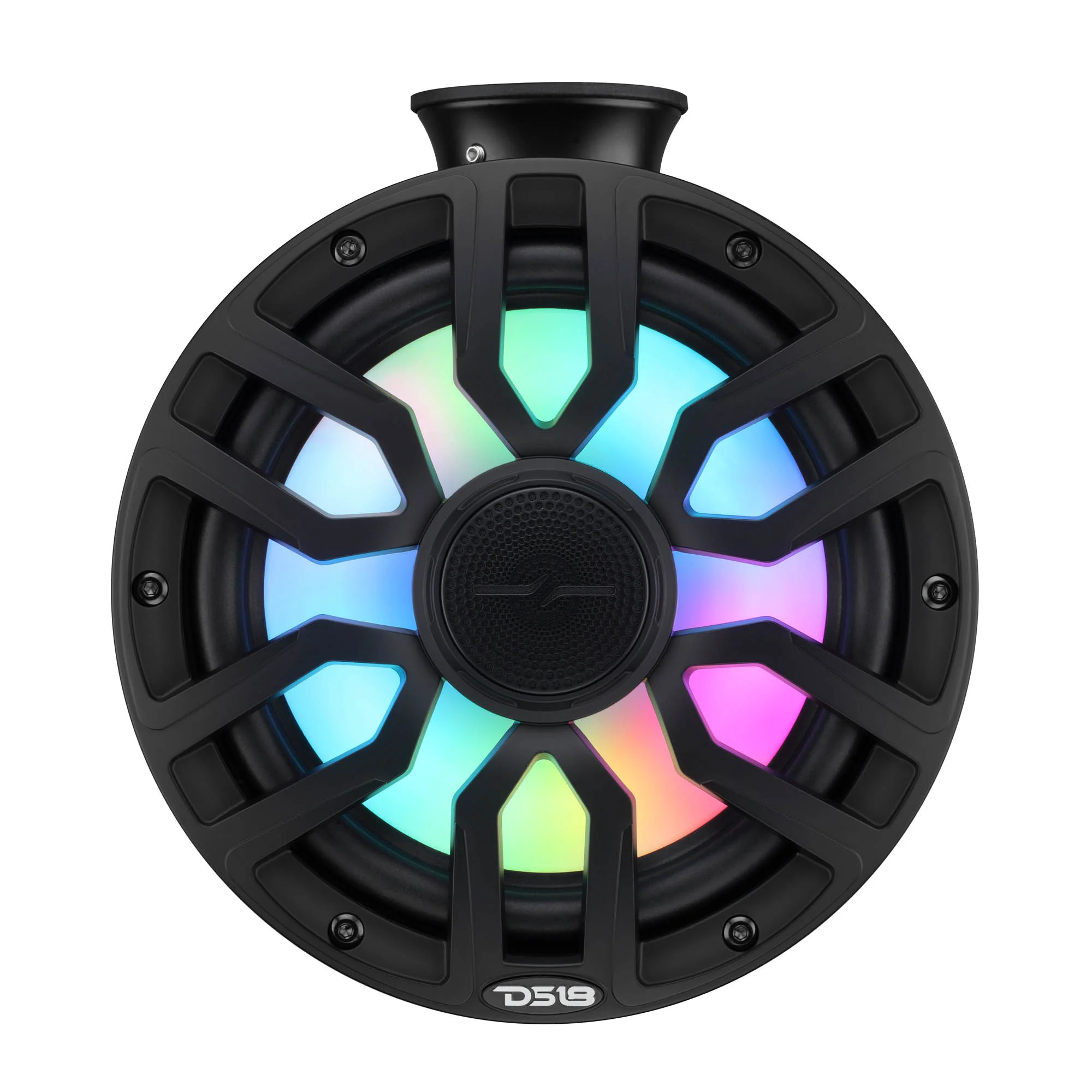 DS18 NXL IQ 8" 2 WAY Marine and Powersports Compact Towers with Flat and Pole Mount with Dream LED?s- 100 Watts RMS @ 4 OHM - IP65 - Pair