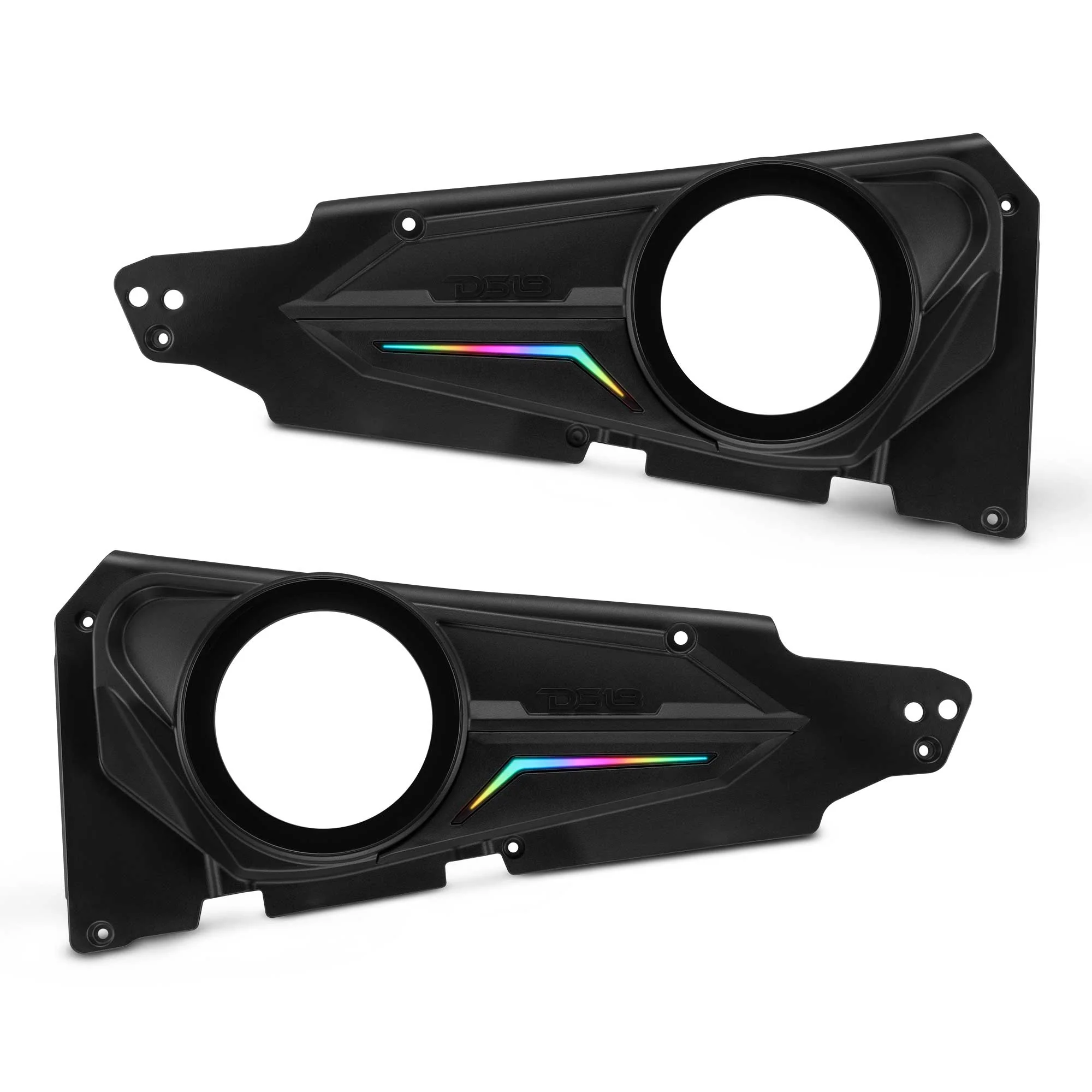 DS18 Front Door Panel for 6.5" Speaker with Digital LED Lighting for Polaris RZR-XP Models (2014-2023)