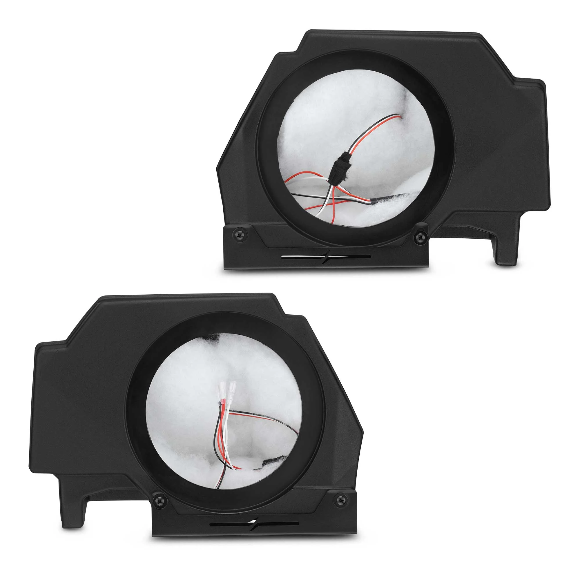 DS18 Polaris RZR-PRO 2020-2024 Rear Speaker Pods for 6.5" Speakers with Digital LED Lighting