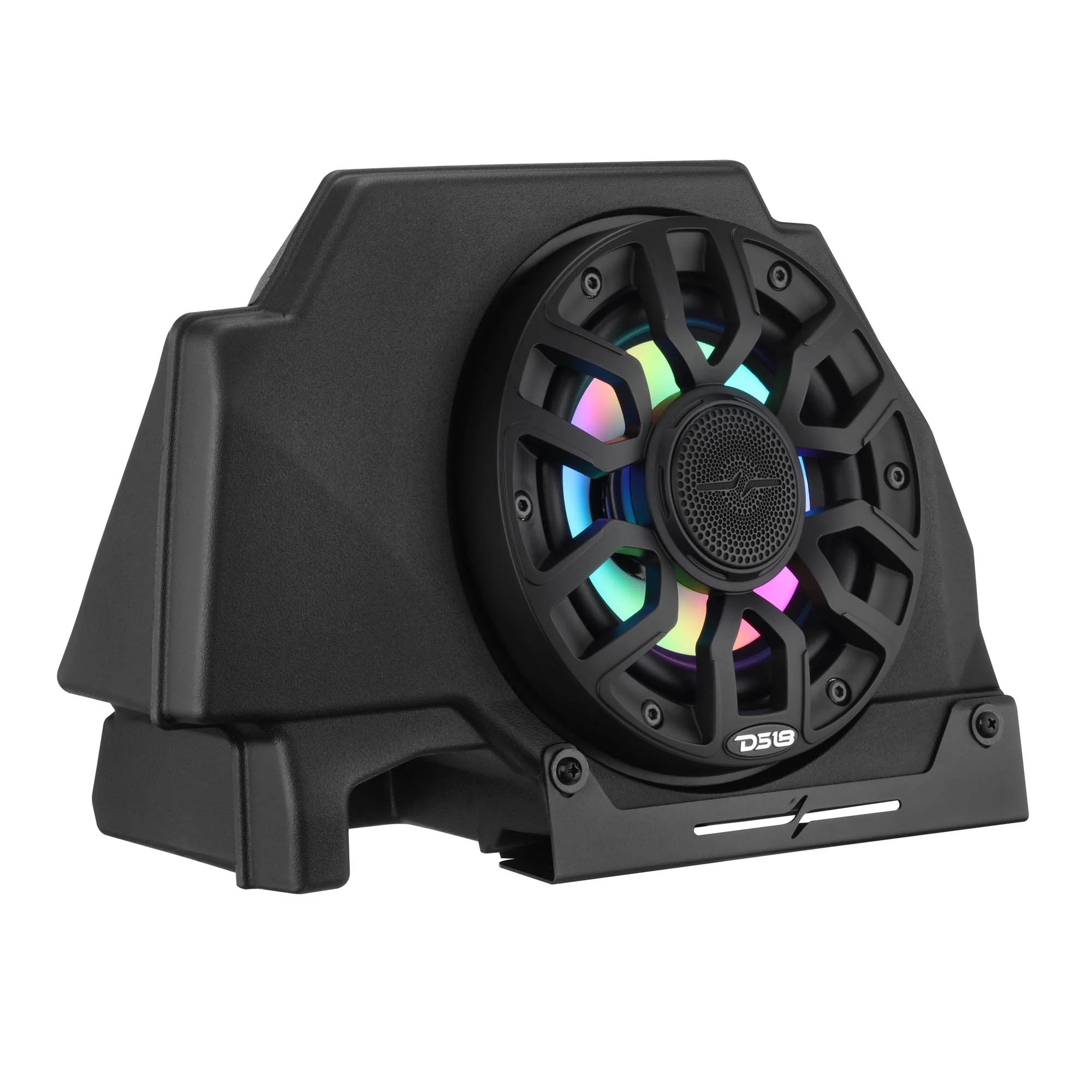 DS18 Polaris RZR-PRO 2020-2024 Rear Speaker Pods Loaded with NXL-iQ 6.5" Coaxial Speakers with Digital LED Lighting