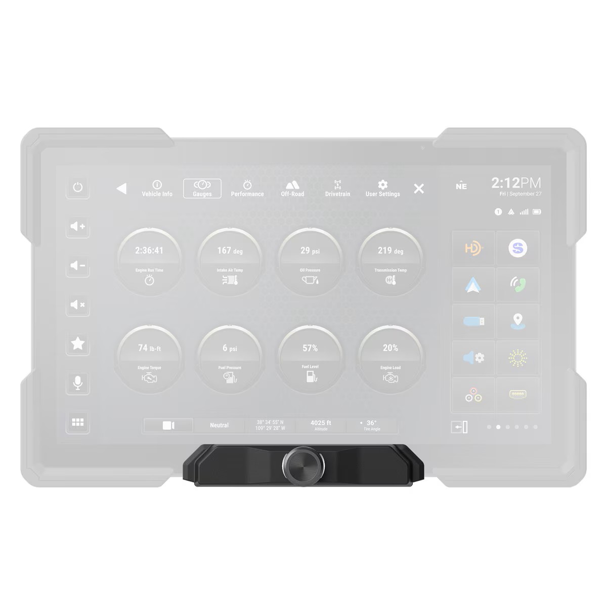 Volume Knob for IX212 (HORIZON12) Universal Application