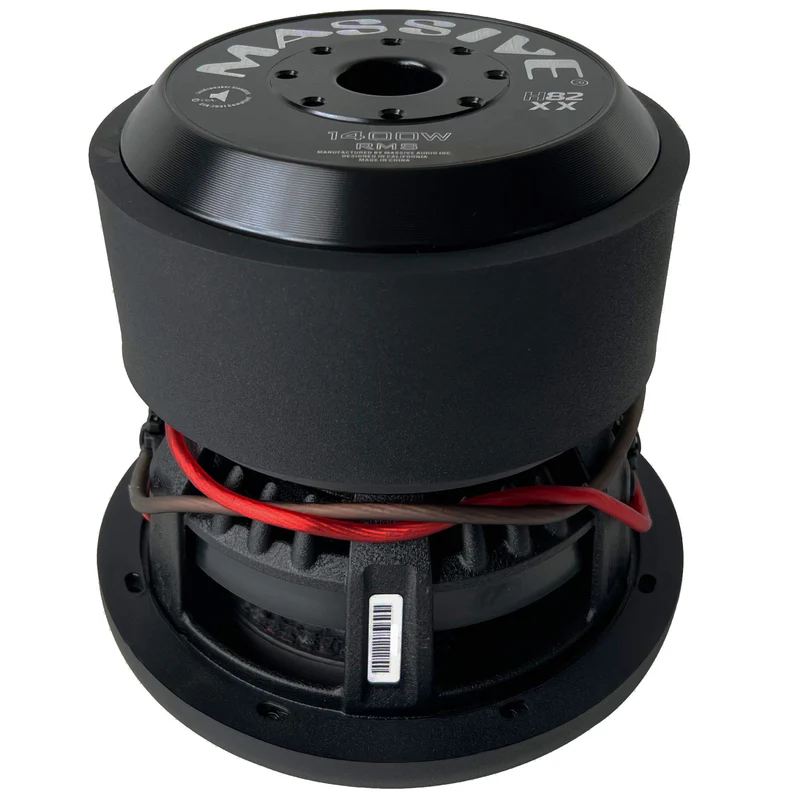 MASSIVE 8" 2500W MAX/ 1300w RMS, 2.8" Dual 2 Ohm FlatWire