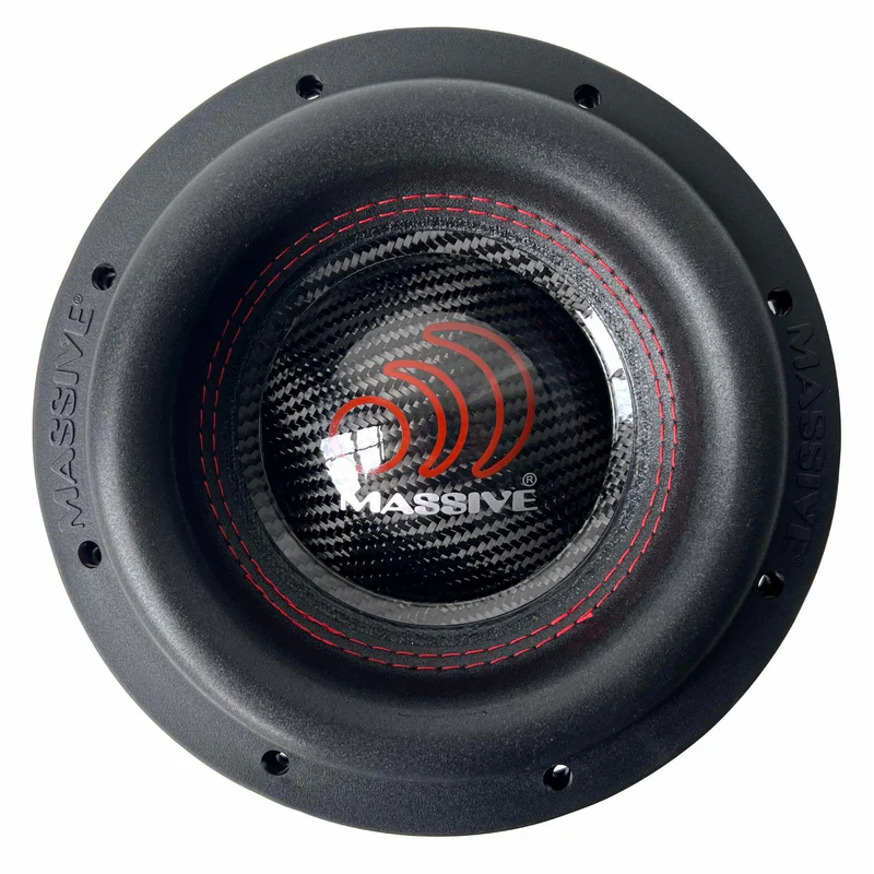 MASSIVE 8" 2500W MAX/ 1300w RMS, 2.8" Dual 2 Ohm FlatWire