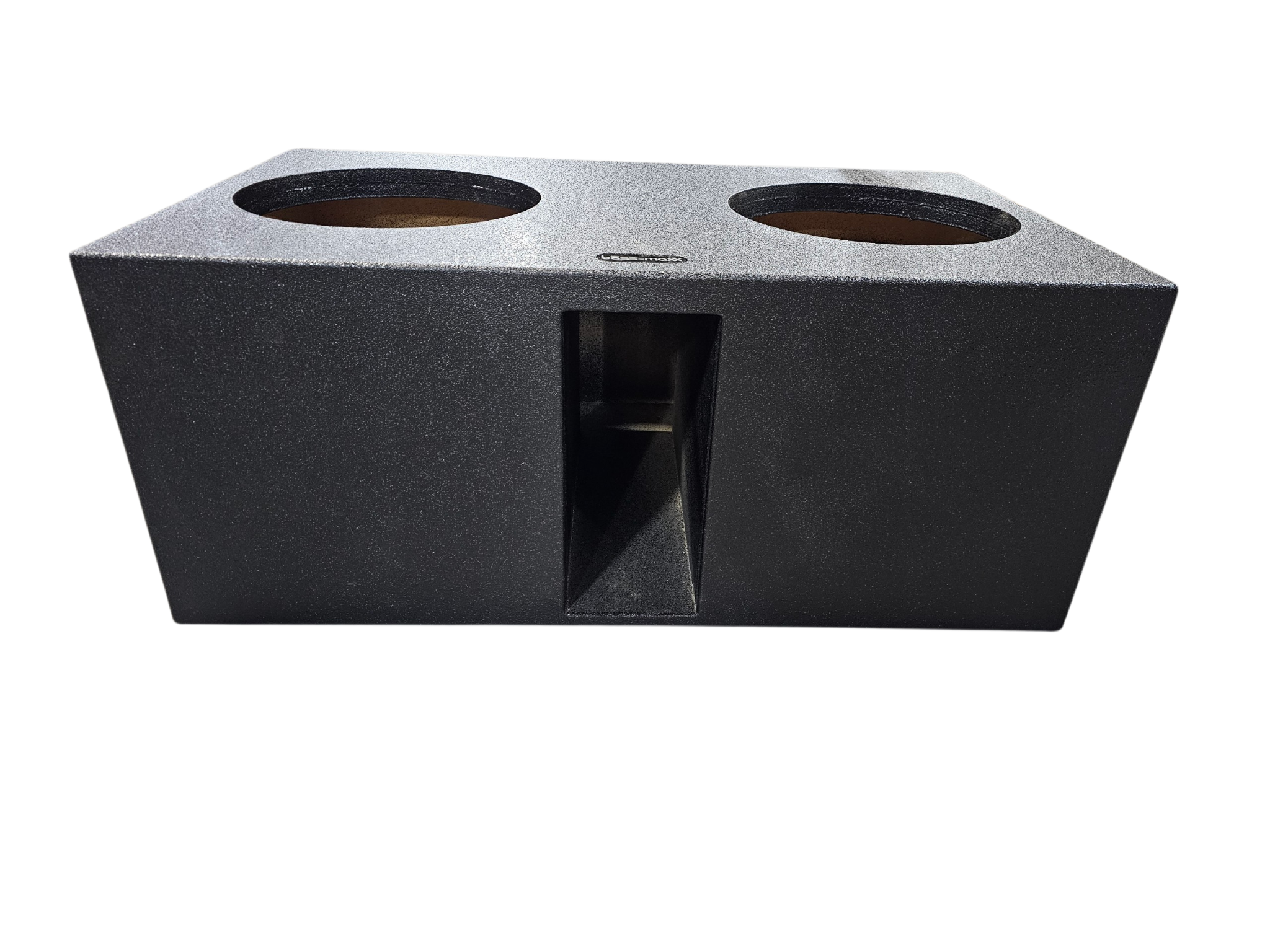 BASSMAXX DUAL 15" JUMBO AIR SPL POLY COATED VENTED ENCLOSURE - UP FIRE VERSION