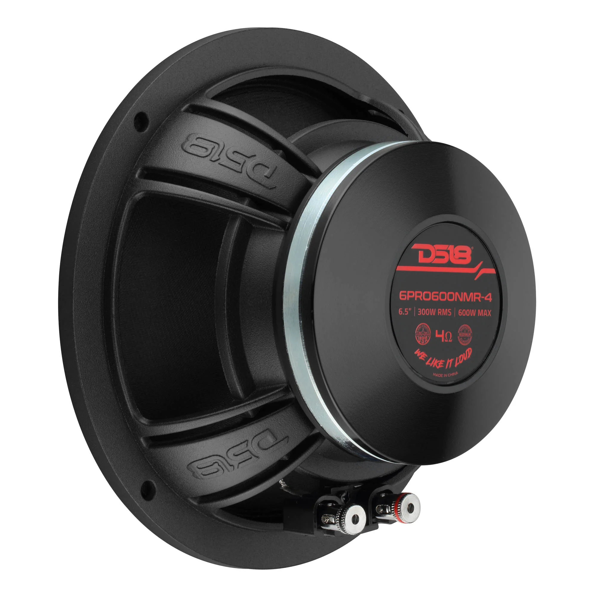 DS18 6.5" High-Sensitivity Professional Midrange Loudspeaker with Neodymium Magnet | 300W RMS 4-Ohm