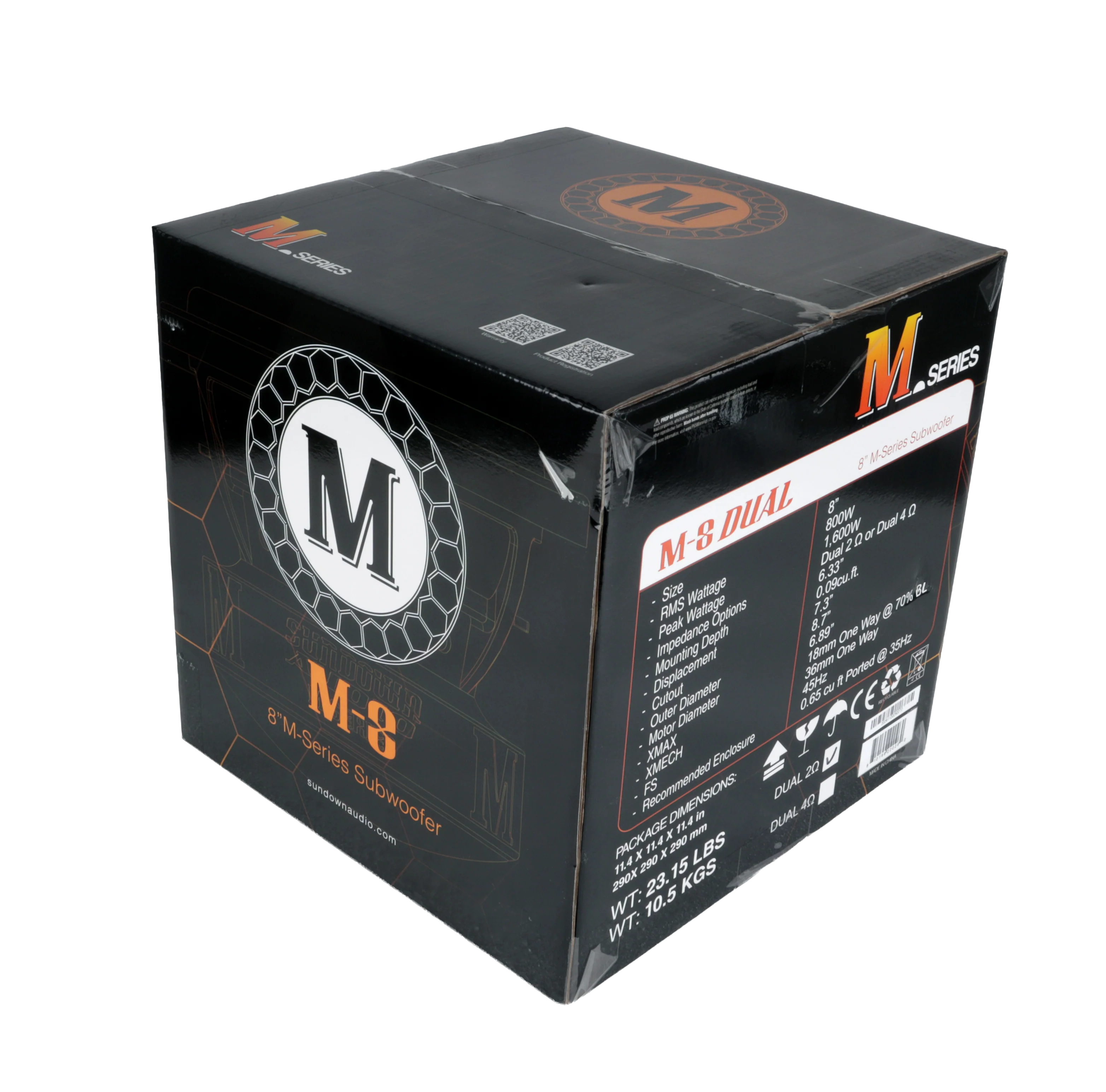 SUNDOWN AUDIO M Series 8" D2 (1600w Peak / 800w RMS)