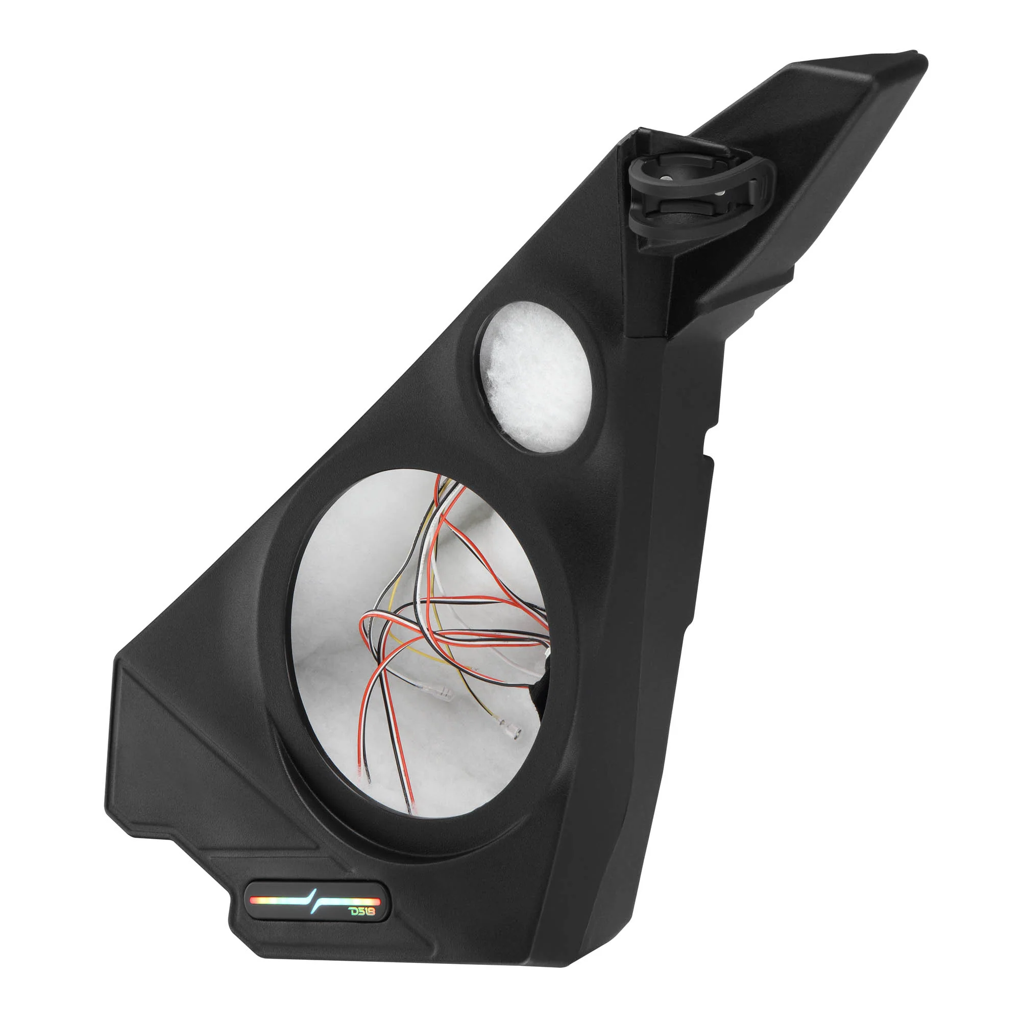 DS18 Polaris Slingshot Front Kick Panel Speaker Pods – Empty Enclosure for 8" Speakers and 3.8" Tweeters | 2020 - Current