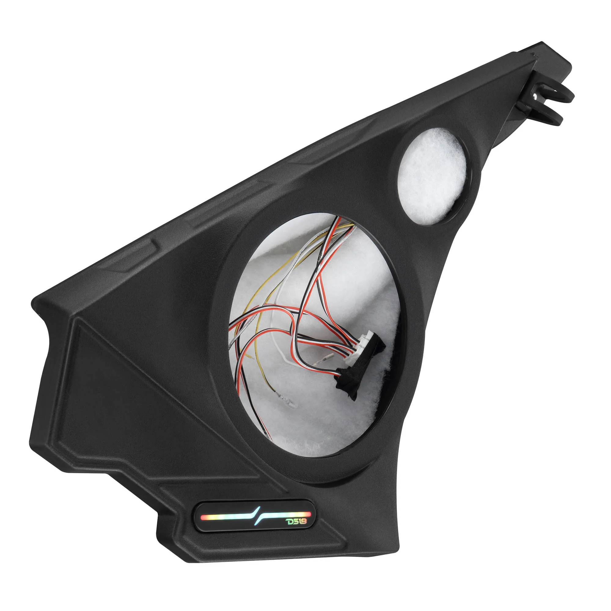 DS18 Polaris Slingshot Front Kick Panel Speaker Pods – Empty Enclosure for 8" Speakers and 3.8" Tweeters | 2020 - Current