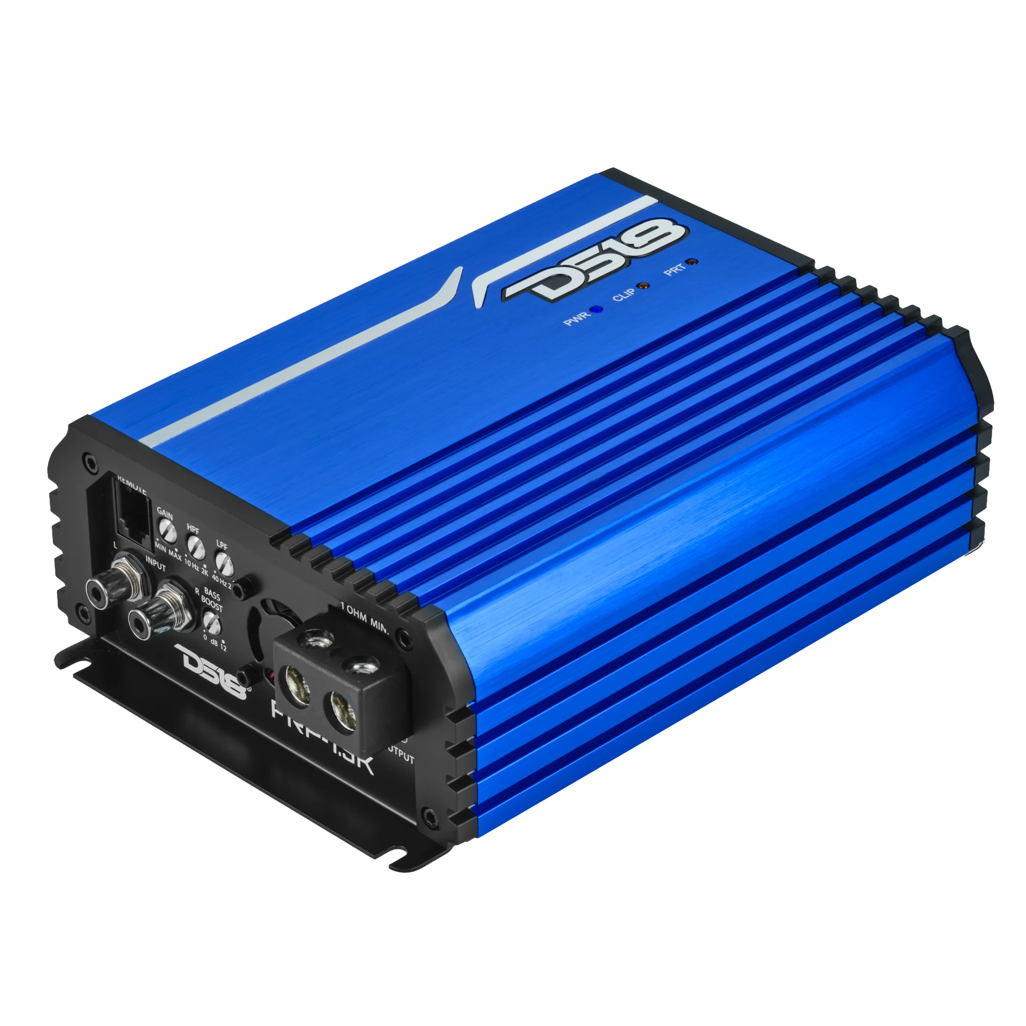 DS18 FRP Full Range Class D 1 Channel Amplifier 1500 Watts Rms @ 1 OHM - BLUE