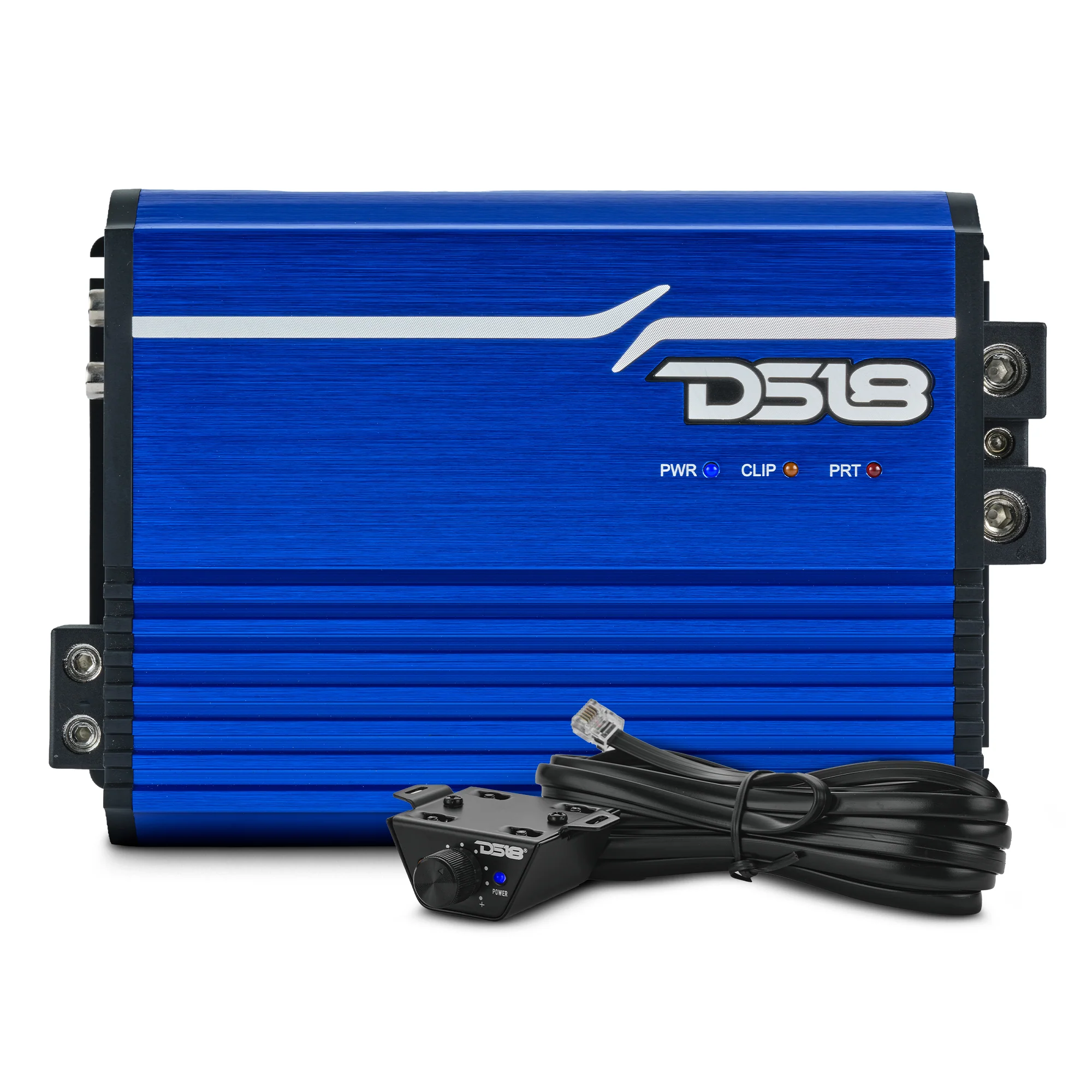 DS18 FRP Full Range Class D 1 Channel Amplifier 1500 Watts Rms @ 1 OHM - BLUE