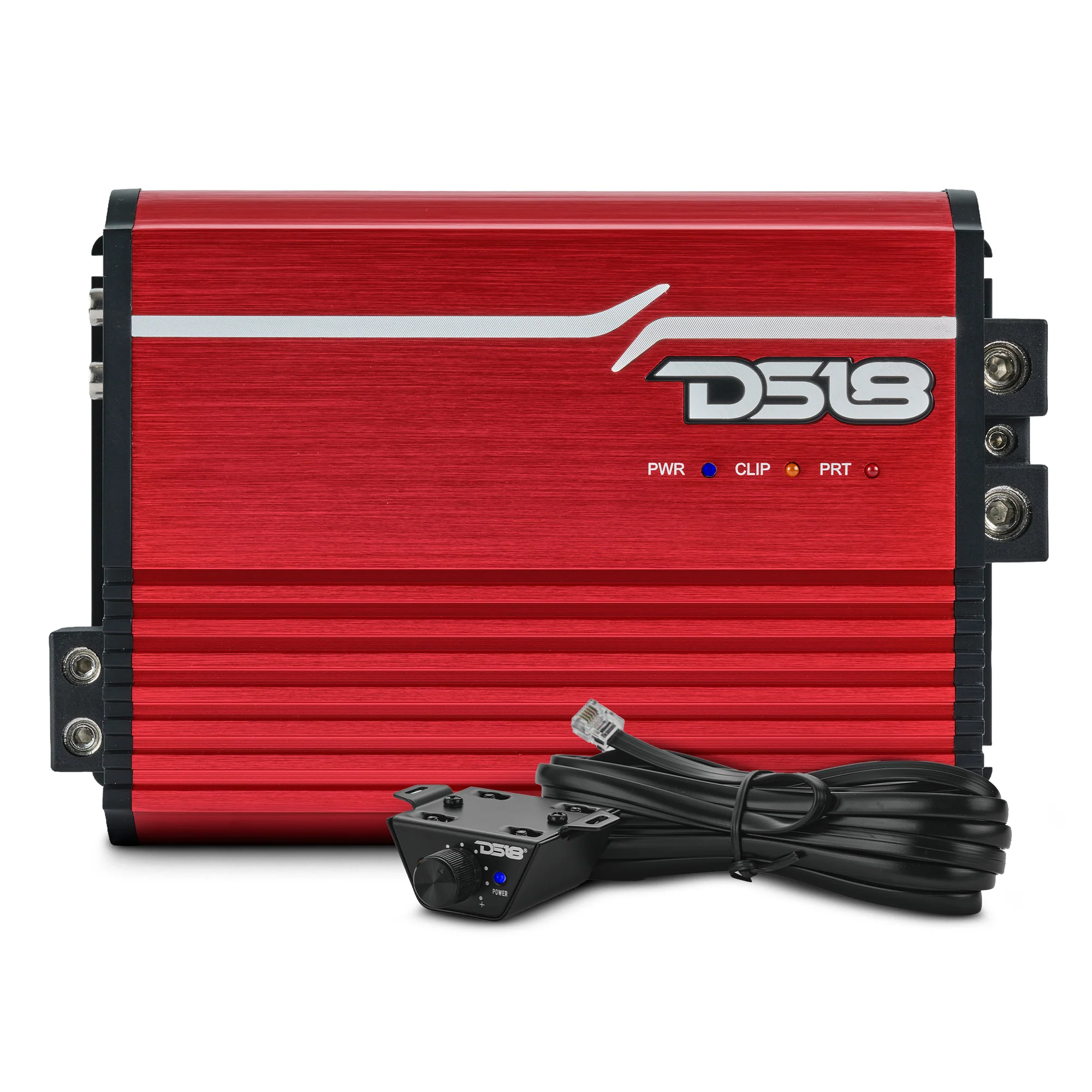 DS18 FRP Full Range Class D 1 Channel Amplifier 1500 Watts Rms @ 1 OHM - RED