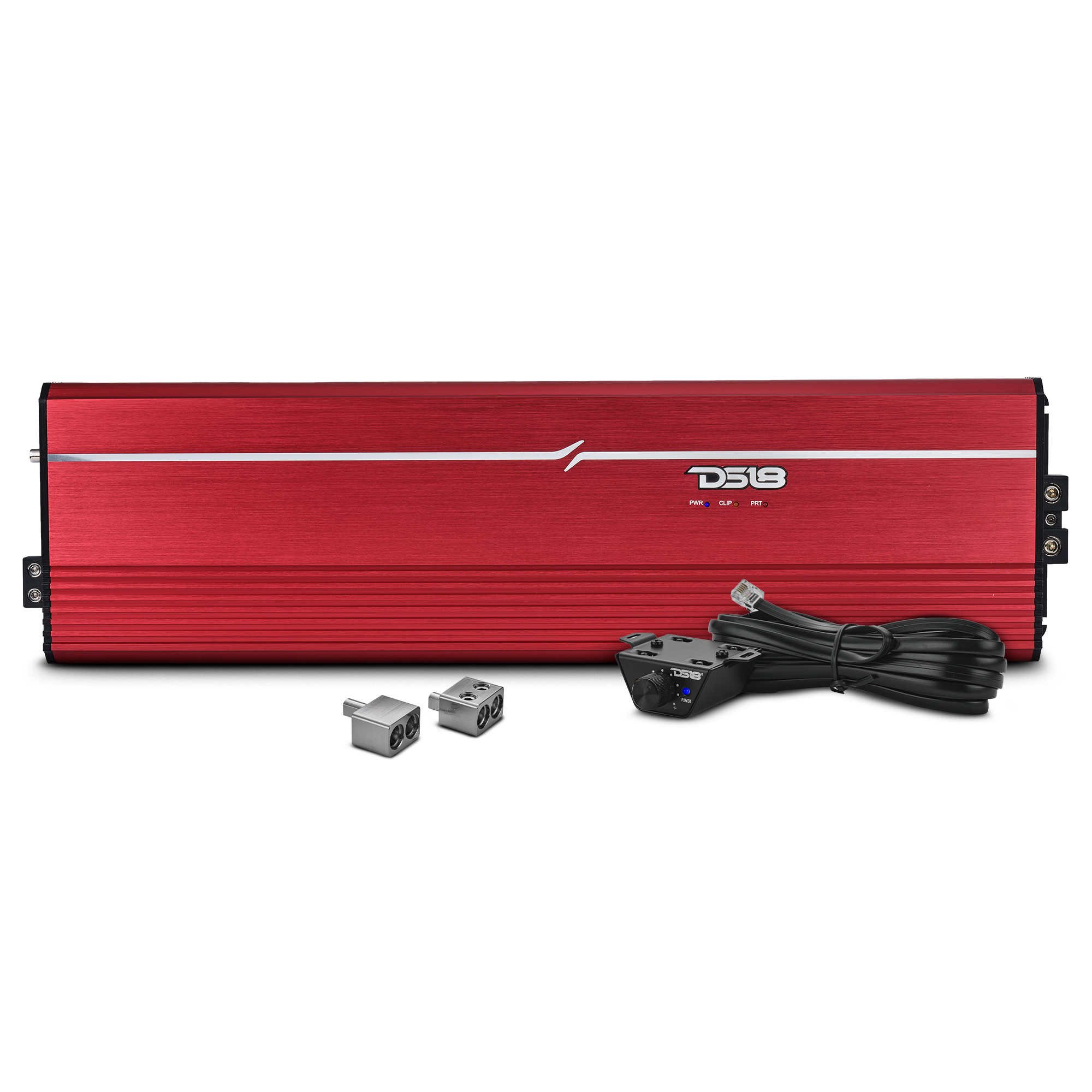 DS18 FRP Full Range Class D 1 Channel Amplifier 12000 Watts Rms @ 1 OHM - RED