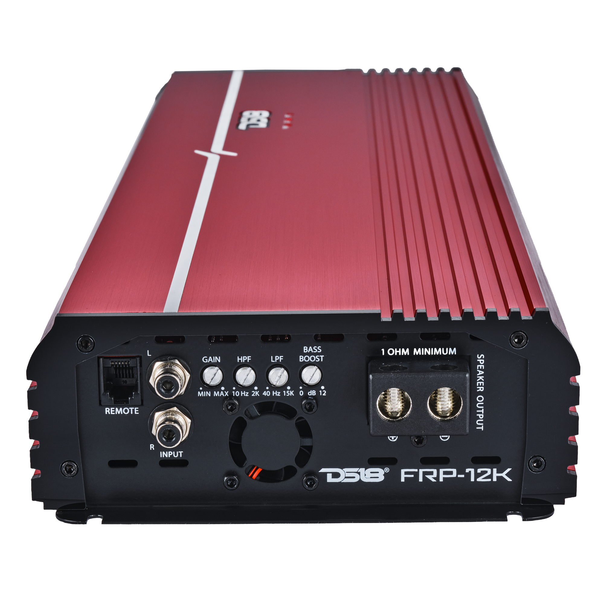 DS18 FRP Full Range Class D 1 Channel Amplifier 12000 Watts Rms @ 1 OHM - RED