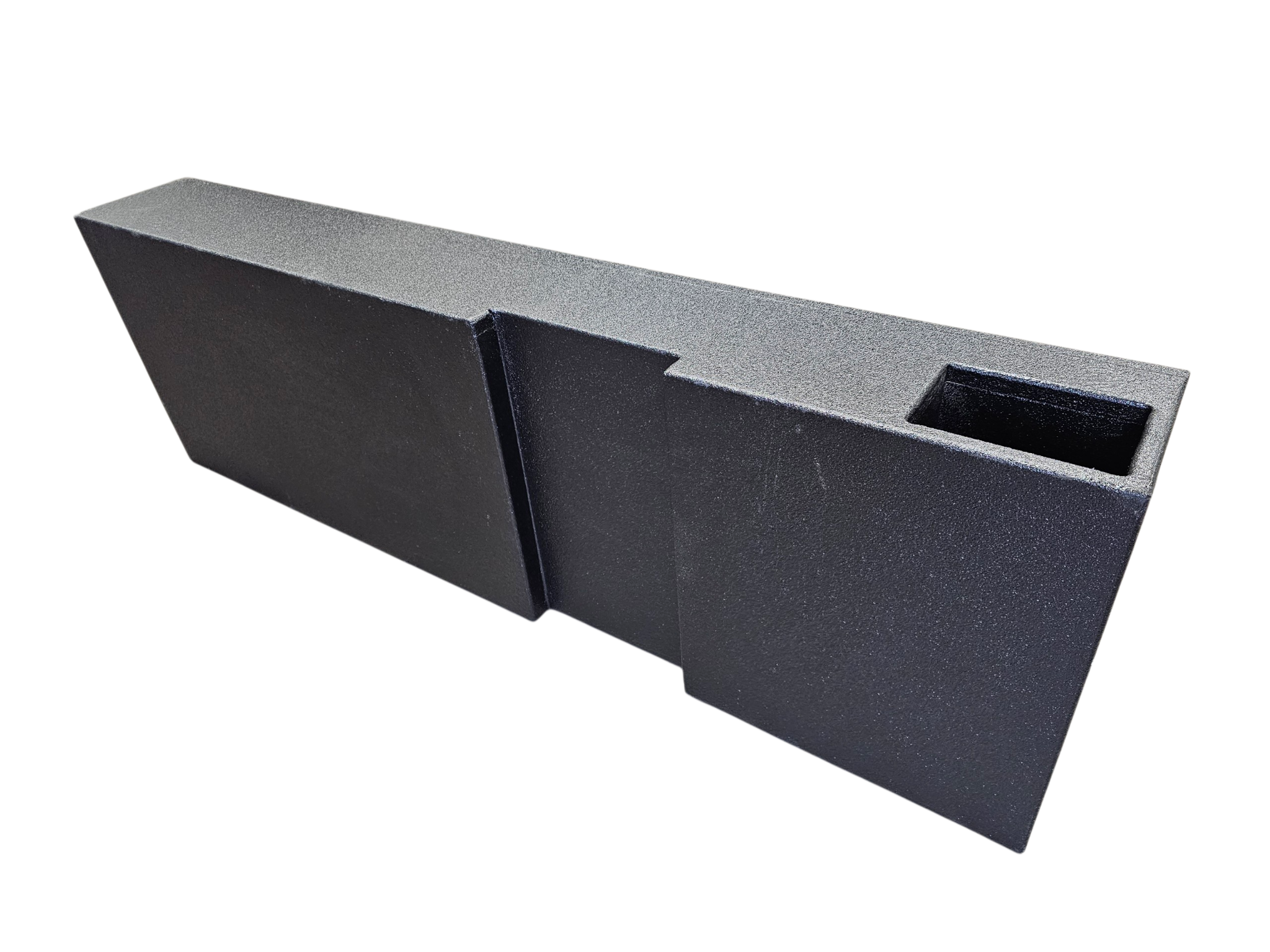 BASSMAXX FOUR 8" PORTED POLY COATED 2019-2023 RAM TRUCK MEGA CAB ENCLOSURE
