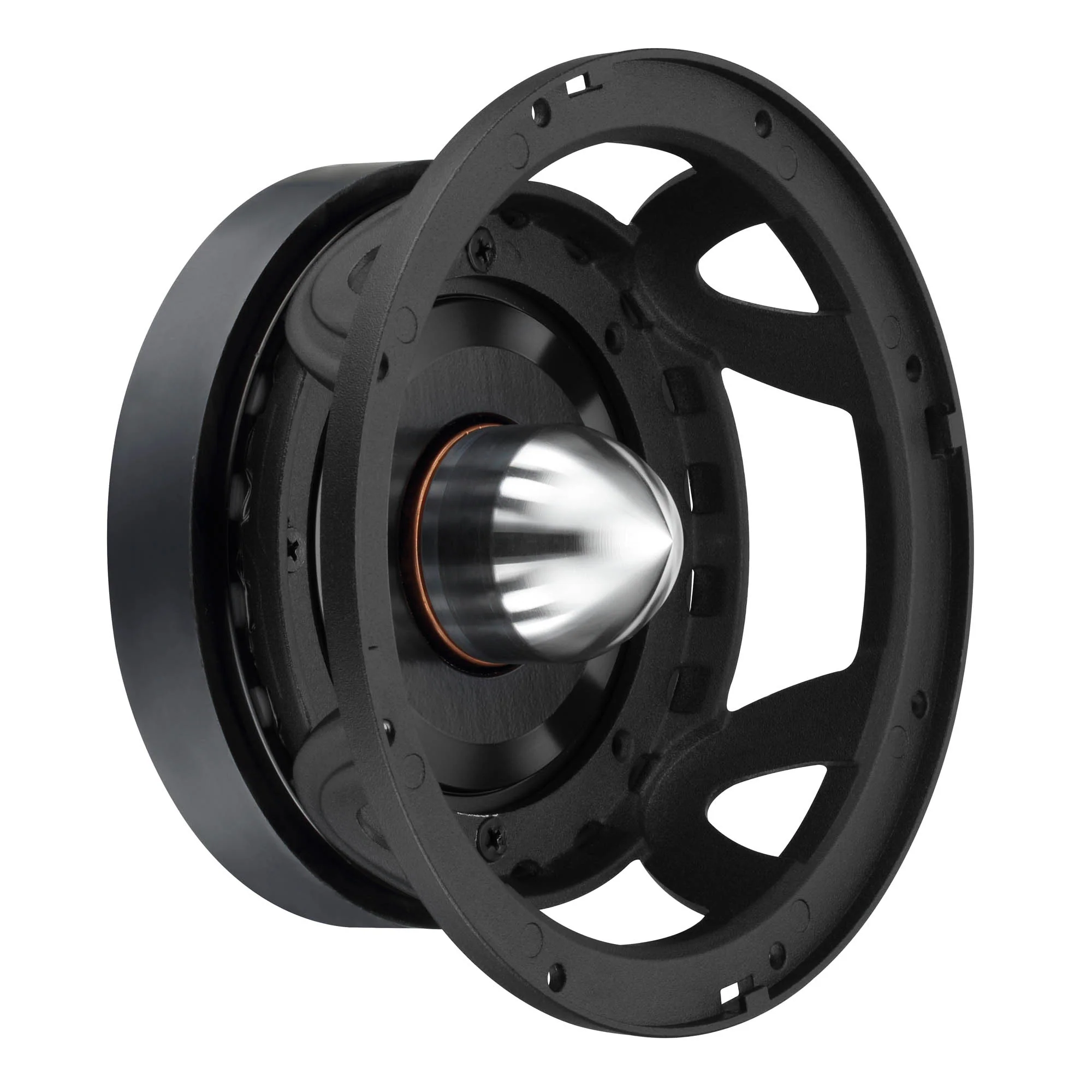 DS18 PROJECT360 6.5" Mid-High 98 dB Loudspeaker - 300W RMS 4-Ohm w/Bullet- Rotating Recone Design For Quick Repair