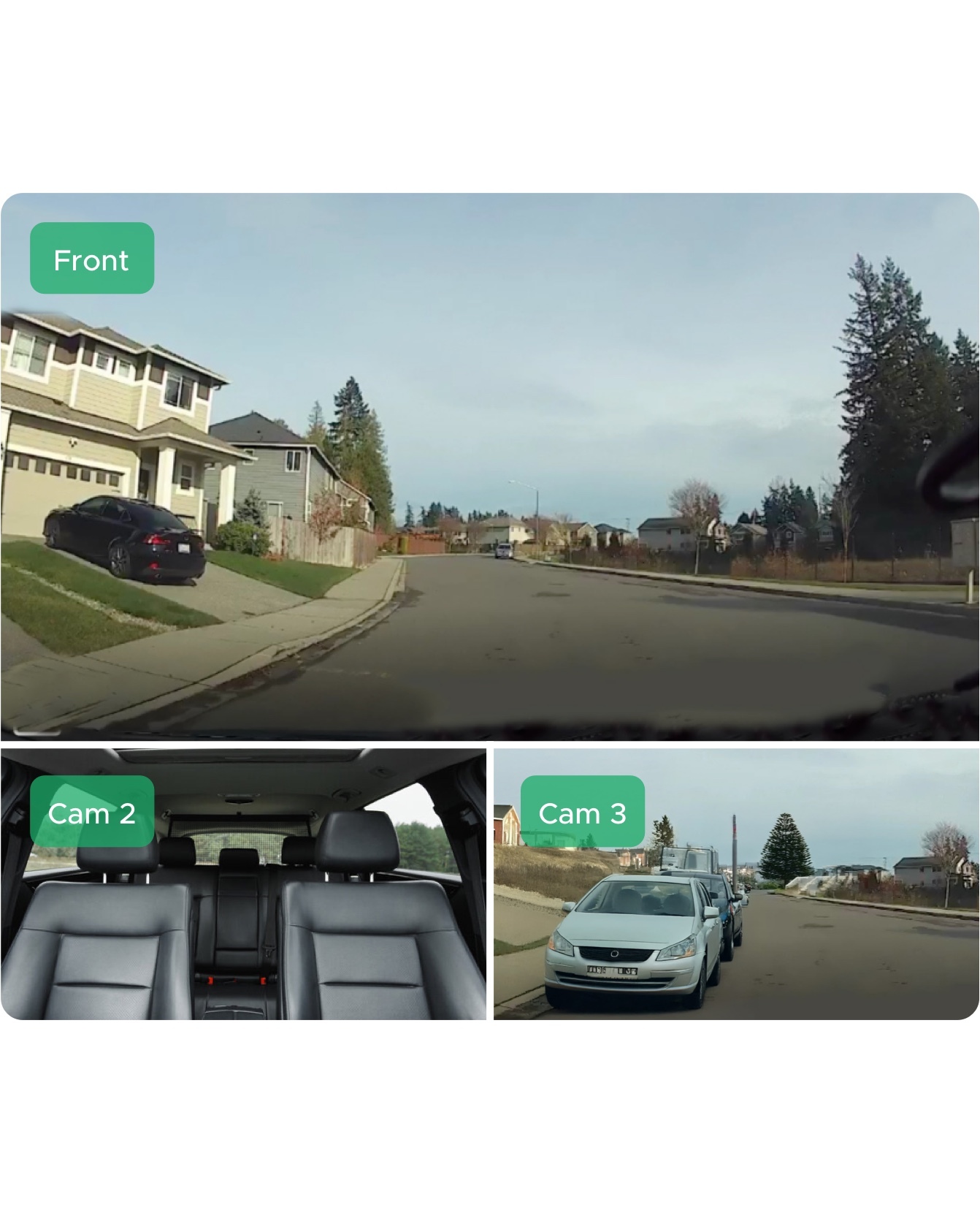 DRONE MOBILE XC2 3 CHANNEL DASH CAMERA WITH 4G LTE + GPS CONNECTIVITY - LIVE VIEW ANYWHERE