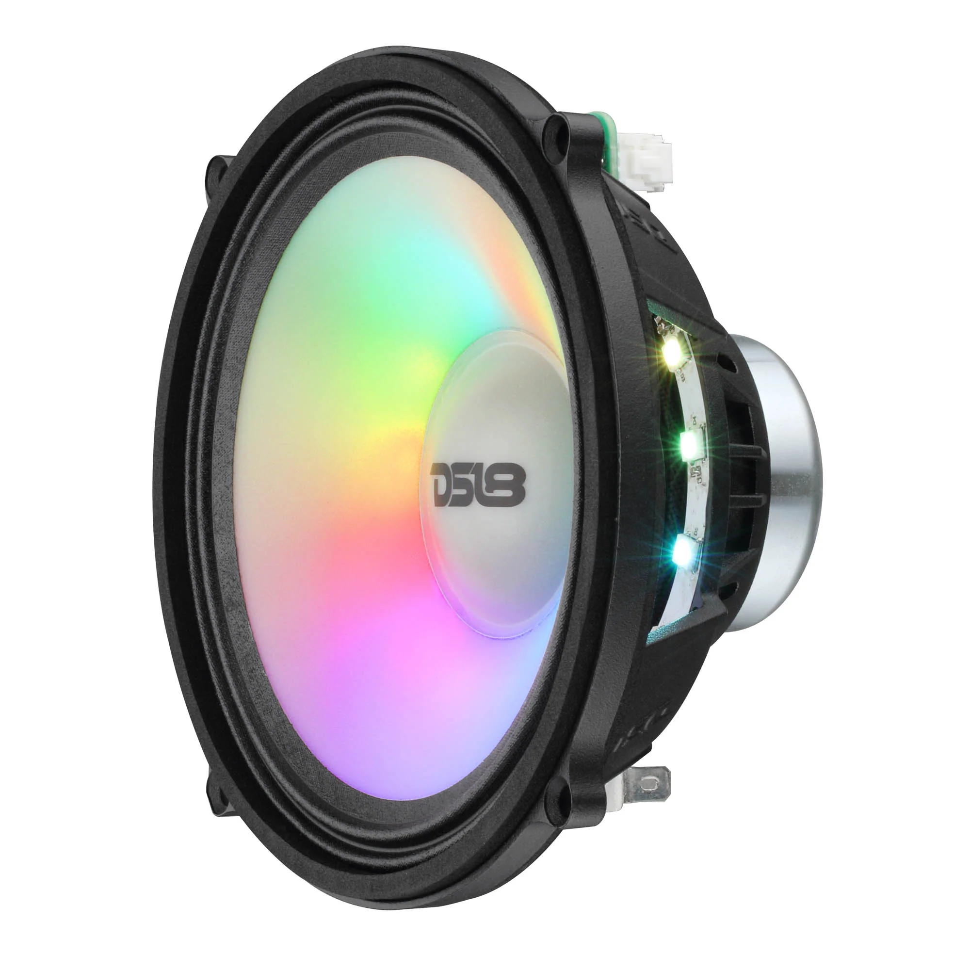 DS18 Polaris RZR-PRO 2020-Up 6.5" Dashboard Speakers with Digital LED Lighting - 150W RMS, Neodymium Magnet, OEM Fit