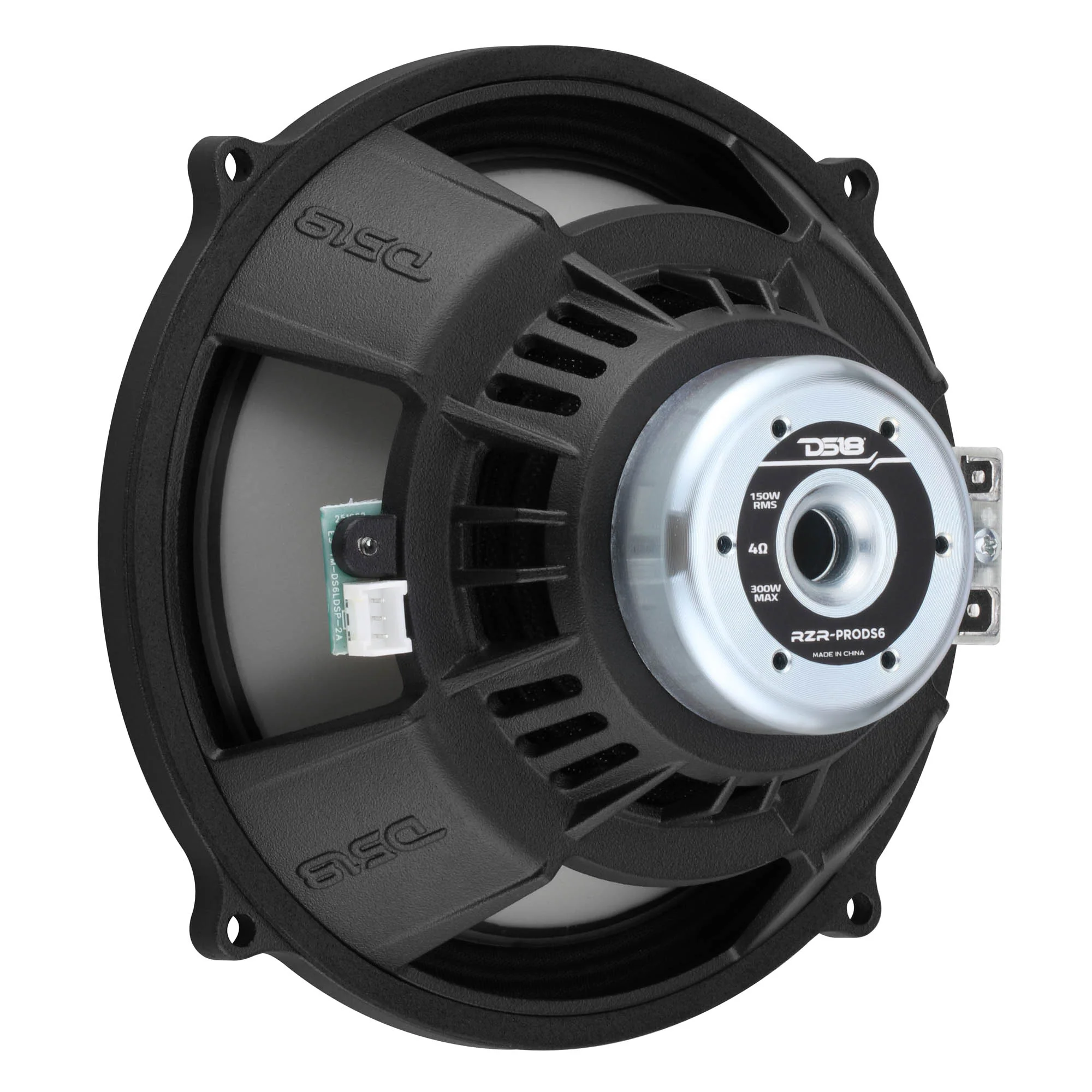 DS18 Polaris RZR-PRO 2020-Up 6.5" Dashboard Speakers with Digital LED Lighting - 150W RMS, Neodymium Magnet, OEM Fit