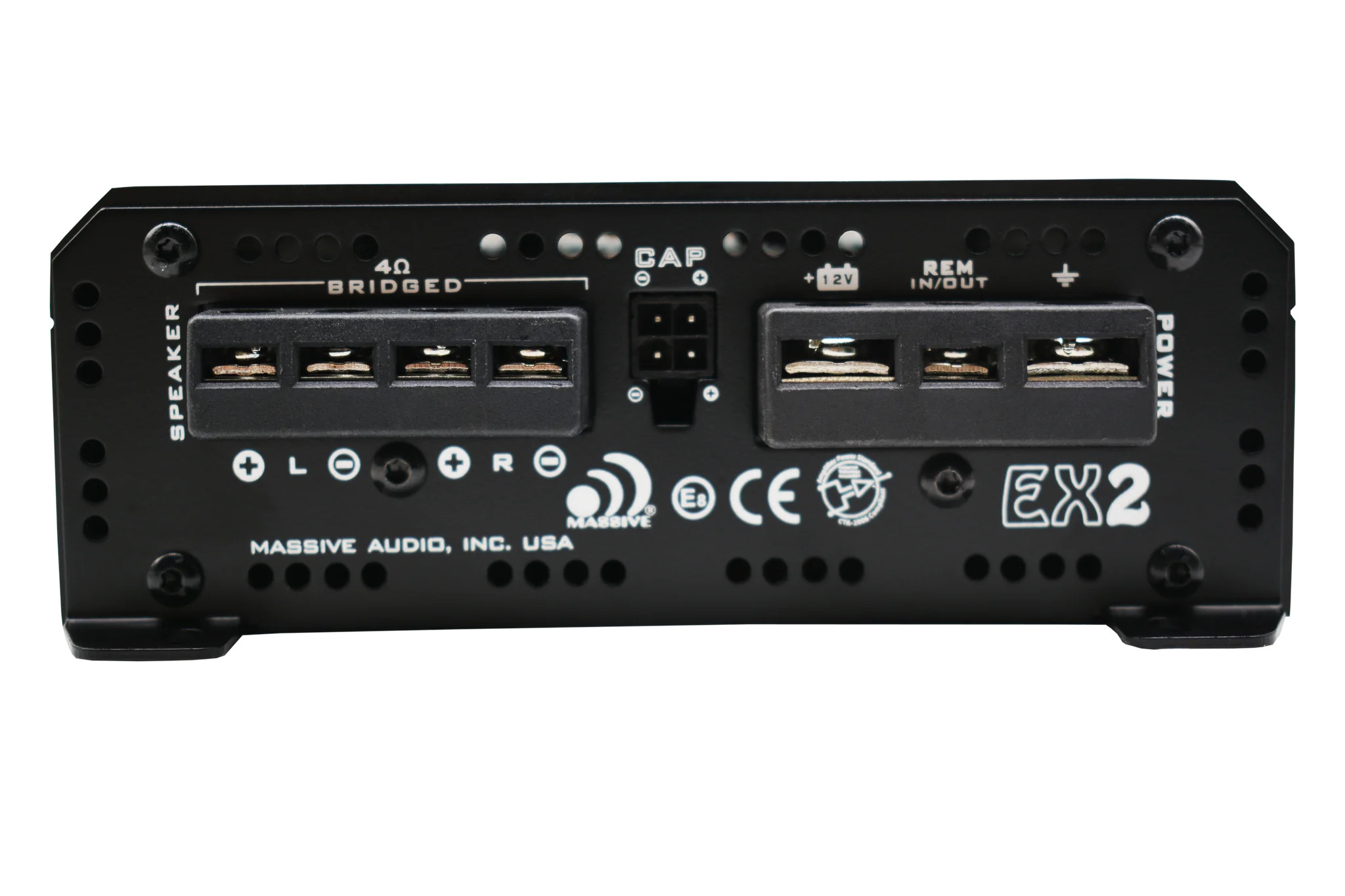 MASSIVE AUDIO EDGE SERIES 480W 2CH AMPLIFIER