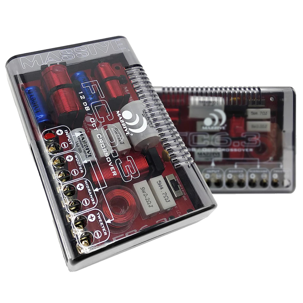 MASSIVE AUDIO FC SERIES 6.5" THREE WAY COMPONENT SYSTEM