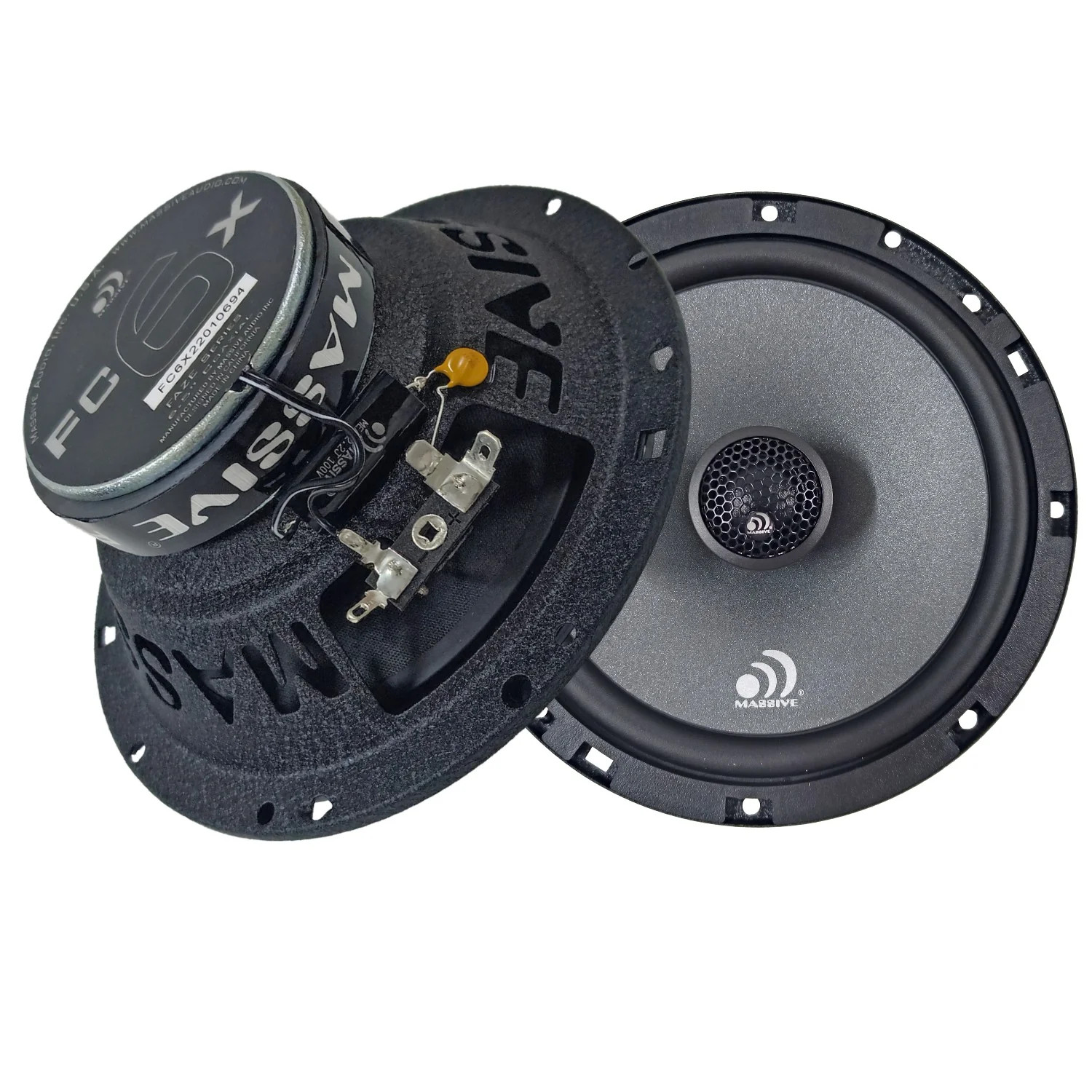 MASSIVE AUDIO 6.5" HIFI COAXIAL SPEAKERS
