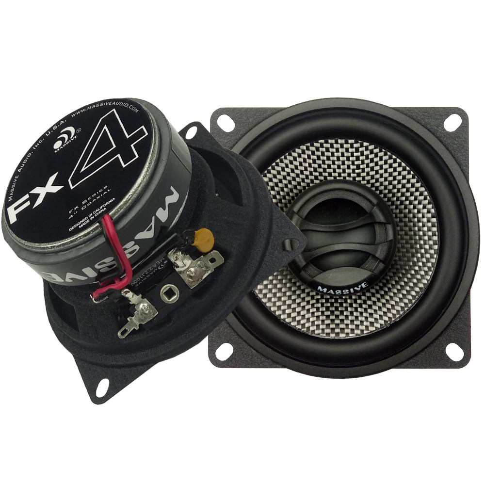 MASSIVE AUDIO FX SERIES COAXIAL SPEAKER 4" TWO WAY