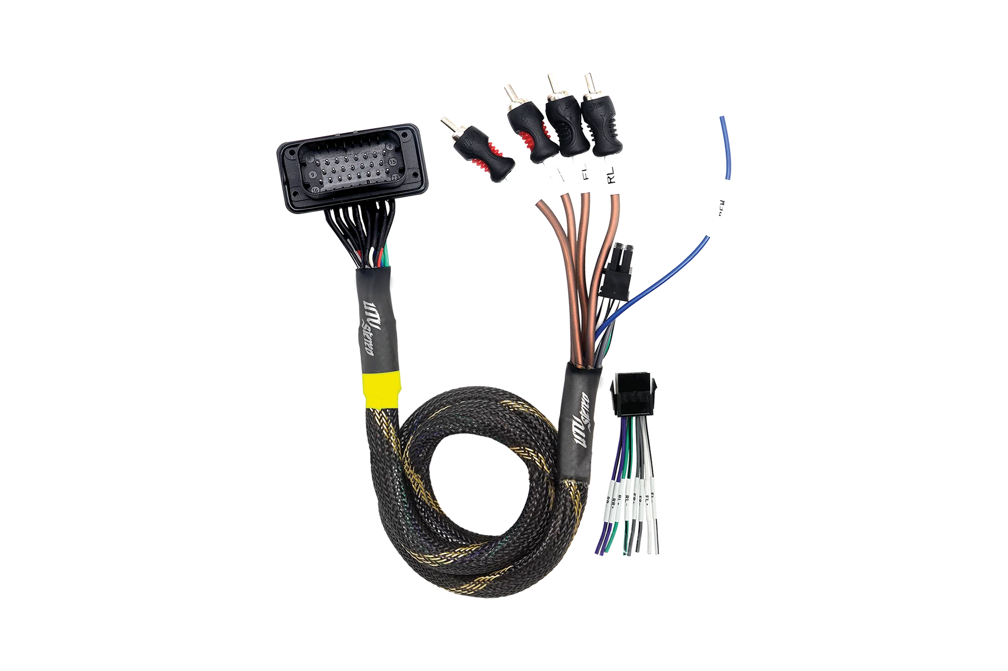 UTVS POLARIS XPEDITION & RANGER 1500 JBL RIDE COMMAND RCA OUT HARNESS