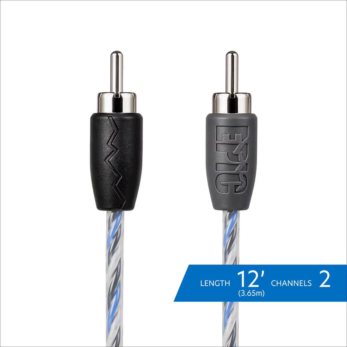 EPIC 2 CHANNEL TWISTCORE PAIR RCA 12 FT / 3.65 M