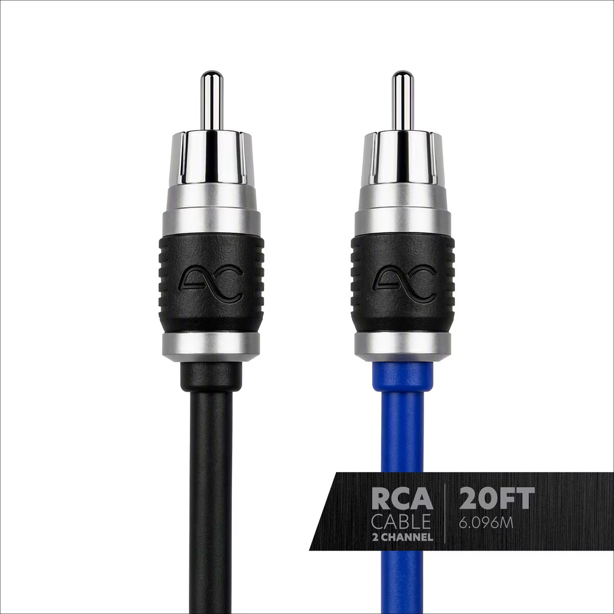 AC STUDIO 2 CHANNEL DOUBLE-SHIELDED DIRECTIONAL TWISTED PAIR RCA 20FT