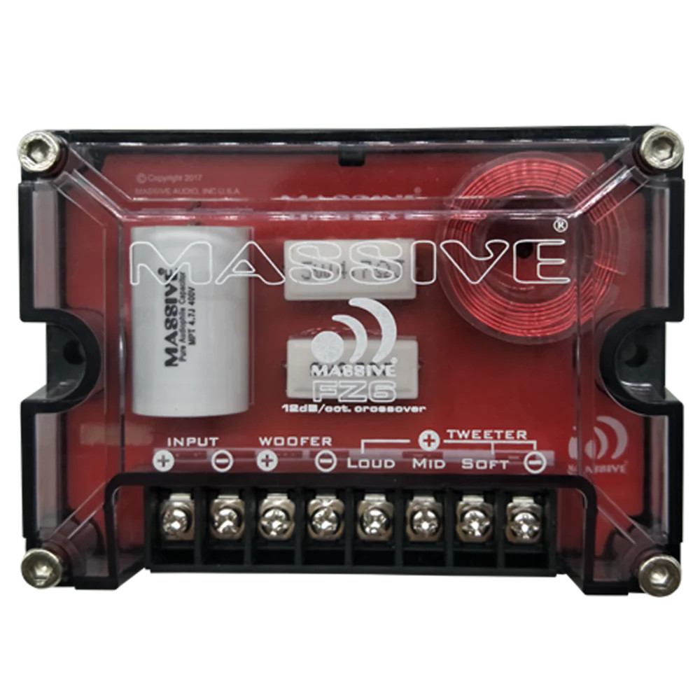 MASSIVE AUDIO FZ SERIES HIGH POWER 6.5" TWO WAY COMPONENT SYSTEM
