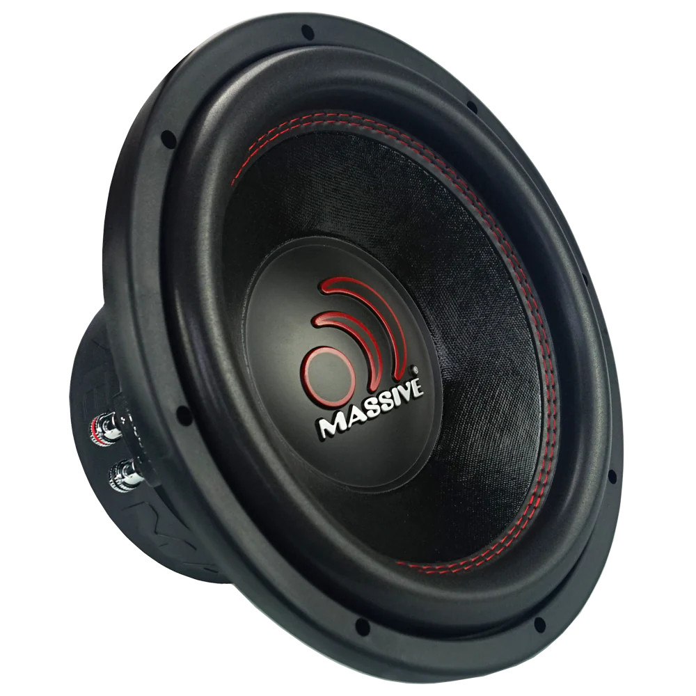 MASSIVE AUDIO 12" DUAL 4OHM 2000W SUBWOOFER