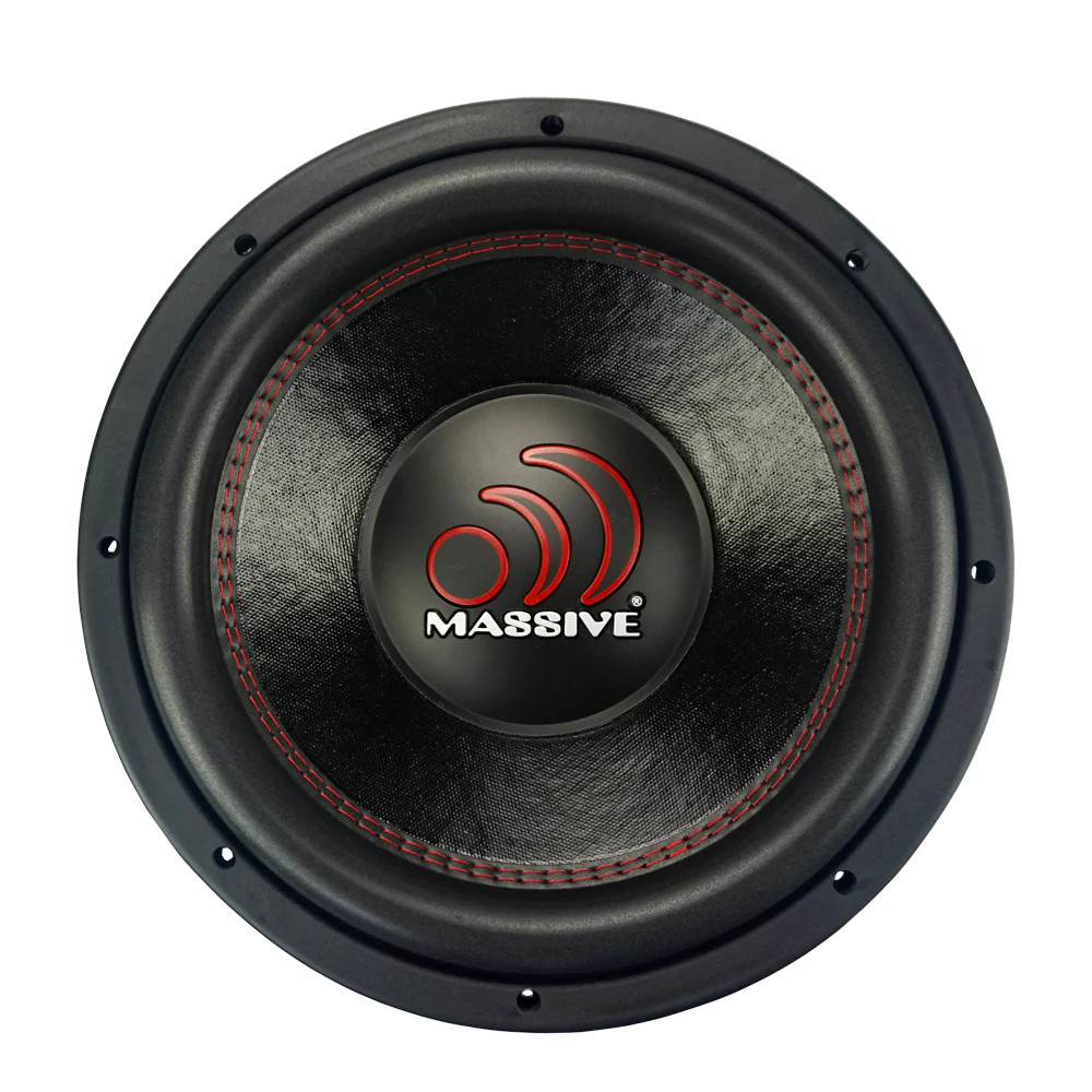 MASSIVE AUDIO 12" DUAL 4OHM 2000W SUBWOOFER