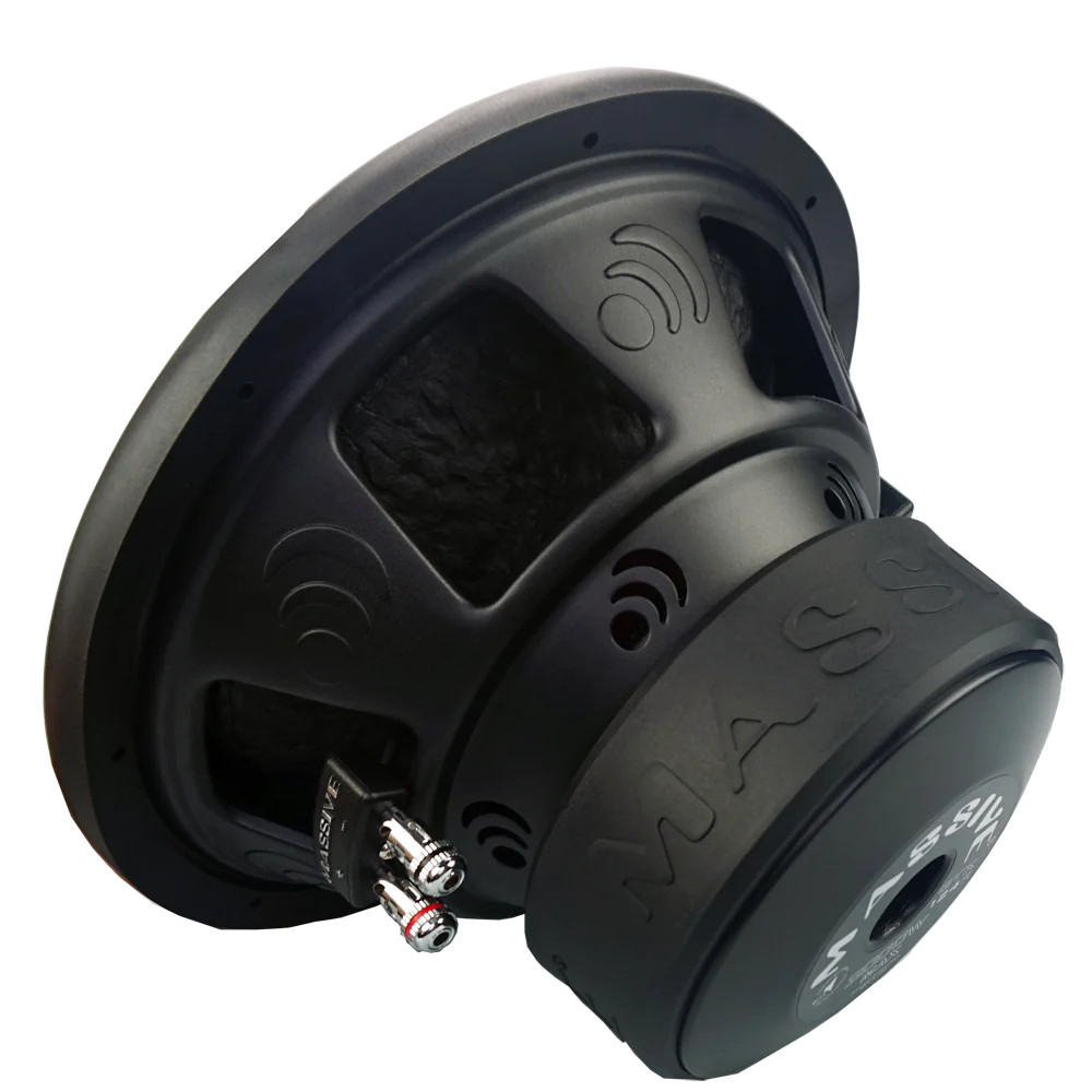 MASSIVE AUDIO 12" DUAL 4OHM 2000W SUBWOOFER