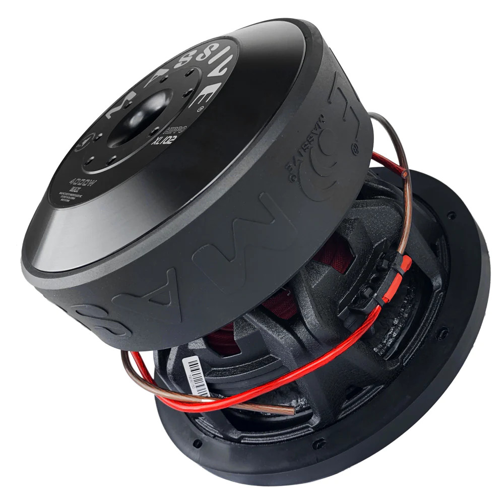 MASSIVE AUDIO 10" DUAL 2 OHM 3" VOICE COIL 2000W RMS / 4000W MAX SUBWOOFER