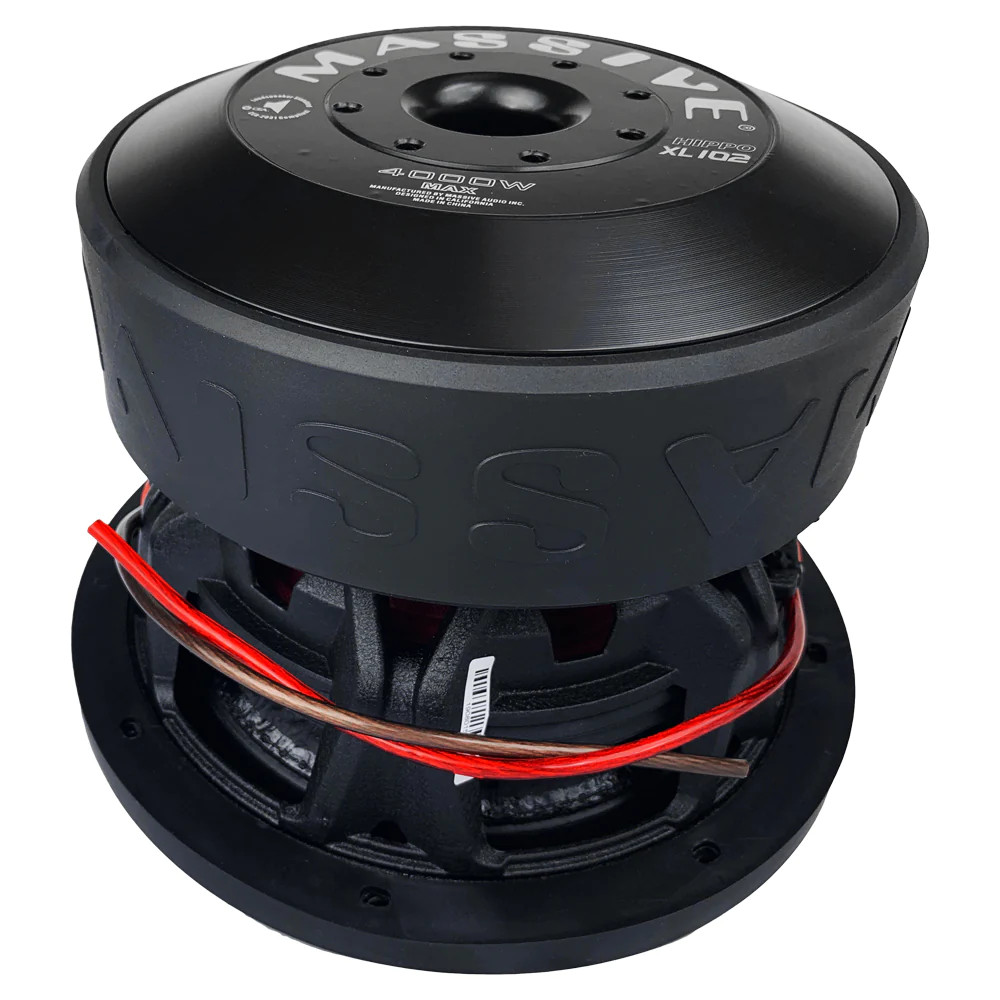 MASSIVE AUDIO 10" DUAL 2 OHM 3" VOICE COIL 2000W RMS / 4000W MAX SUBWOOFER