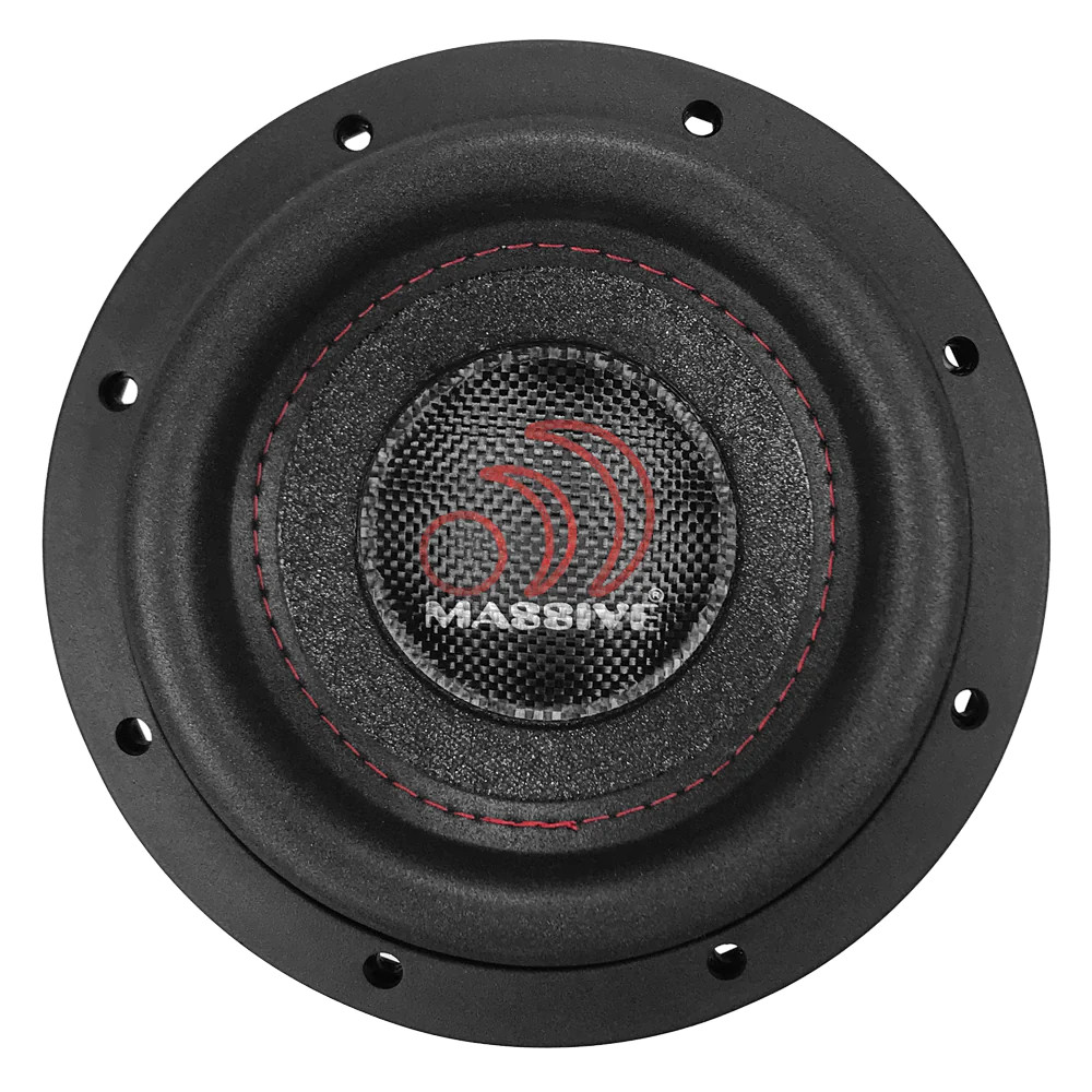 MASSIVE AUDIO SUMMO 6" DUAL 4OHM 1.5" 200W RMS SUBWOOFER