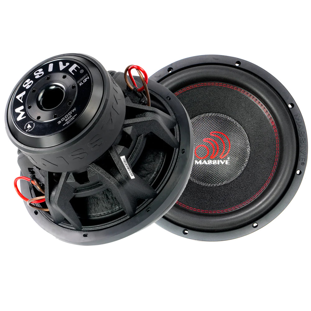 MASSIVE AUDIO SUMMO 12" DUAL 4OHM 1.5" 1500W RMS SUBWOOFER
